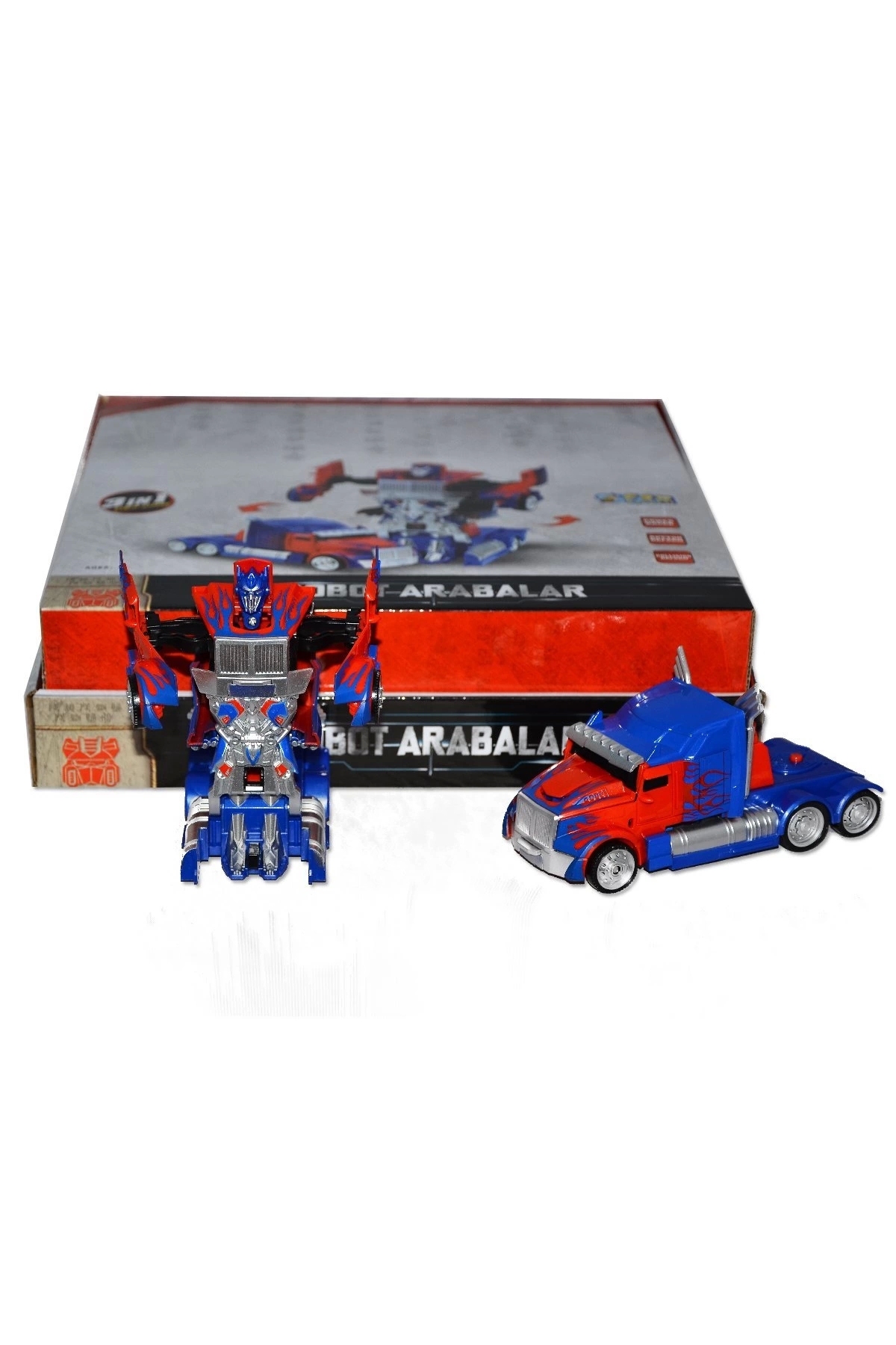 مدل خودرو OPTIMUS PRIME ROBOT PULL AND DROP اورجینال can oyuncak