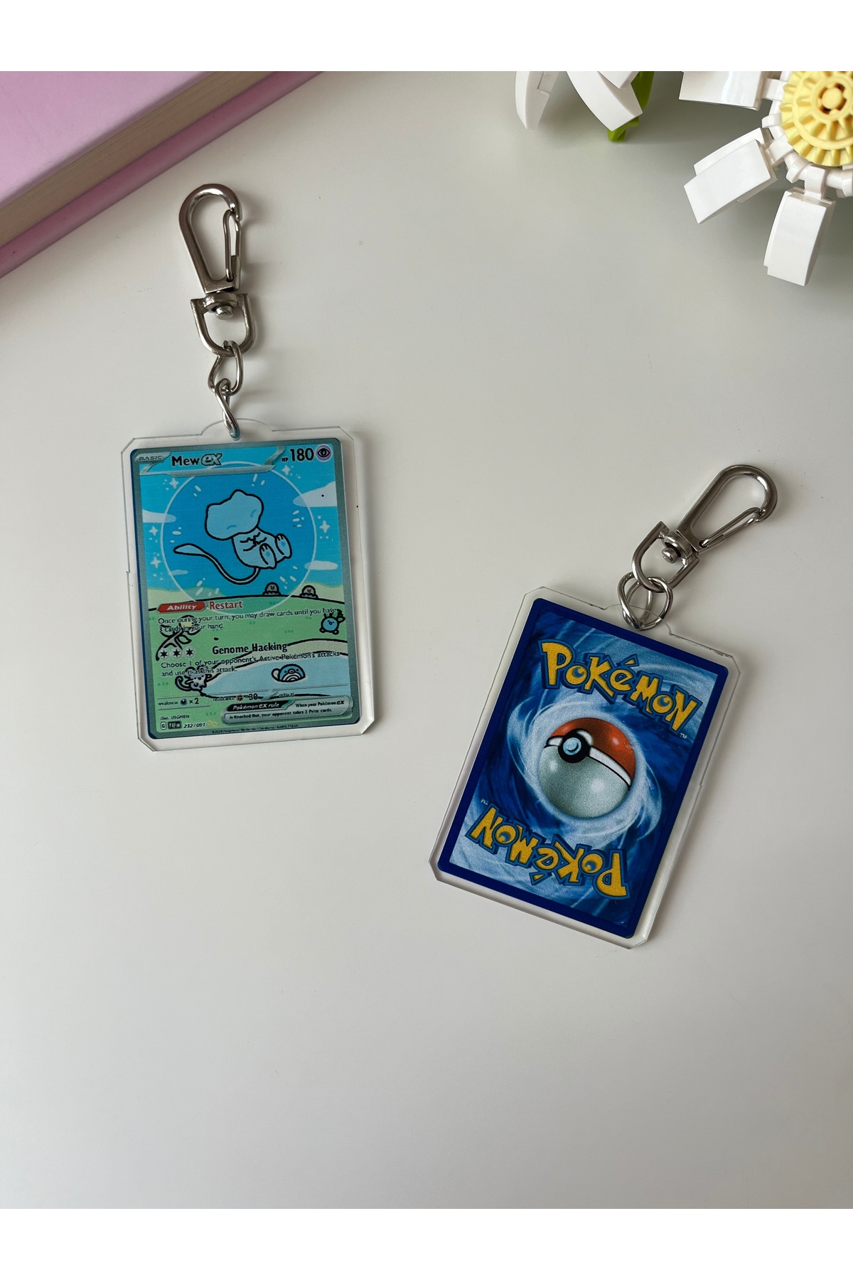 جلیقه کلید جاکلیدی کارت پوکمون TCG MEWEX POKEMON کیف جذابیت Hara Company