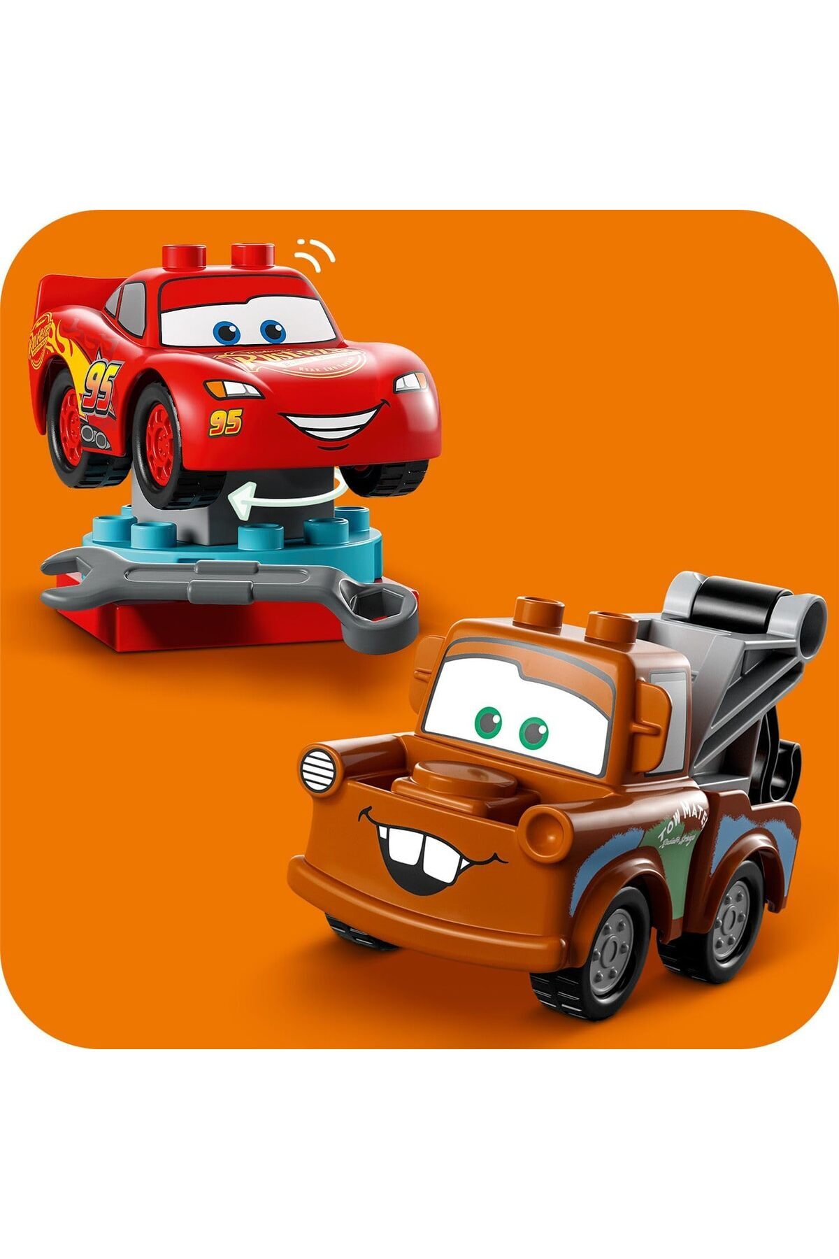 لگو و اسباب بازی های ساخت محور ® DUPLO® | DISNEY PIXAR CARS LIGHTNING MCQUEEN AND MATER'S CAR WASH FUN 10996 29 PIECES از ترکیه LEGO