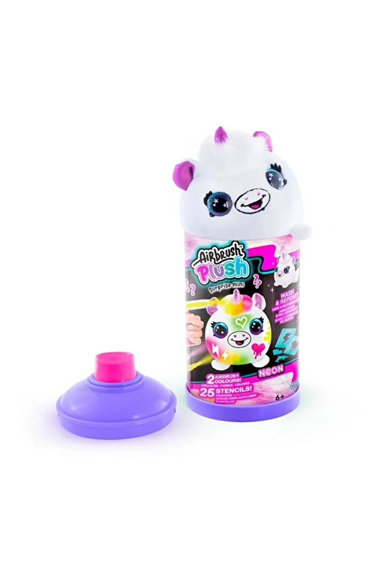 عروسک پولیشی سورپرایز مینی نئون Airbrush Plush، اکو لانژ Eco Lounge