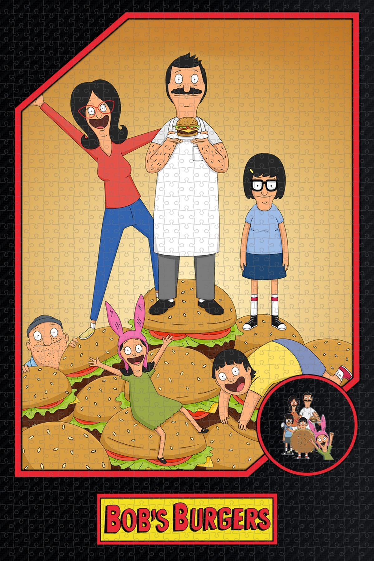 پازل 1000 PIECE JIGSAW PUZZLE OF BOB'S BURGERS 2011 V821 پوستر فیلم از ترکیه Jeronkarji