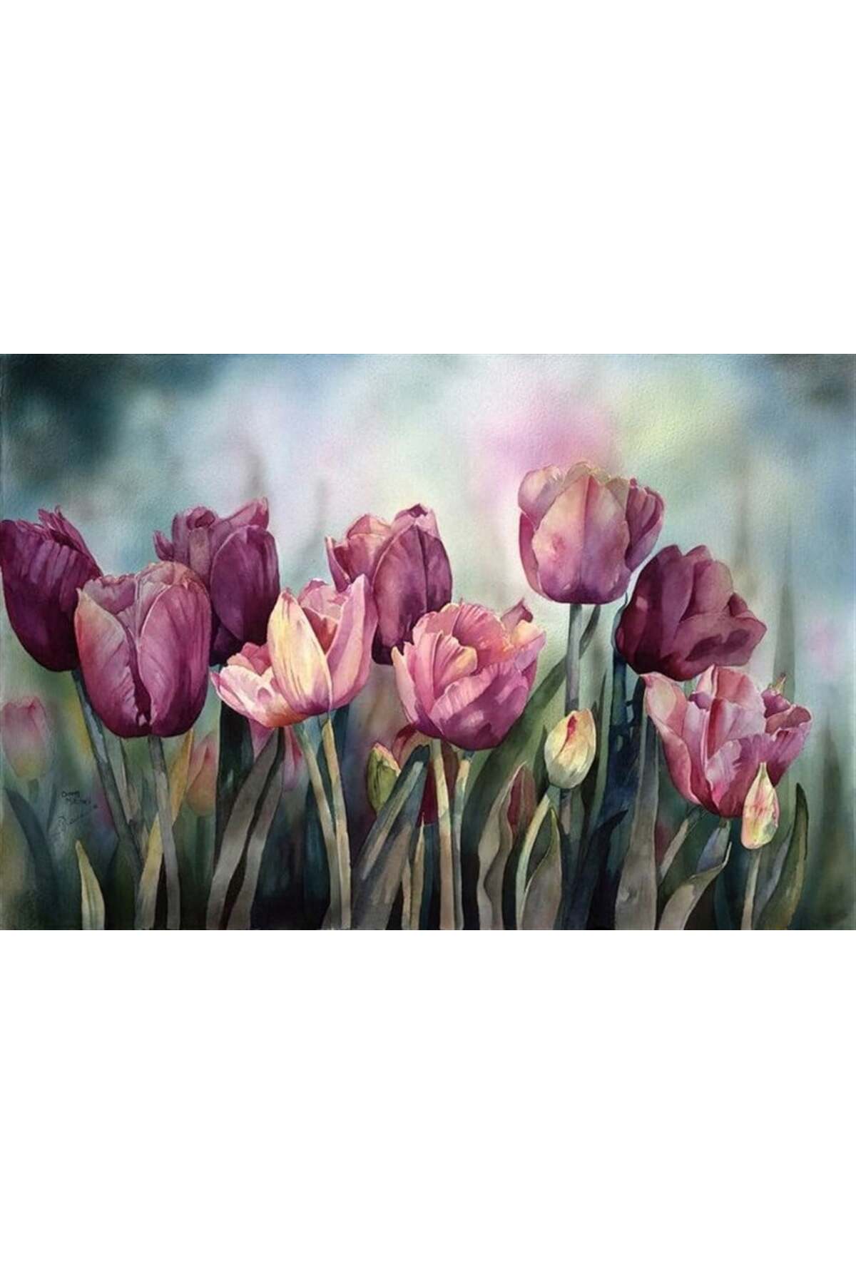 پازل نقاشی موزاییک الماس لاله 76X51 سانتی متر MARCEL SANAT
