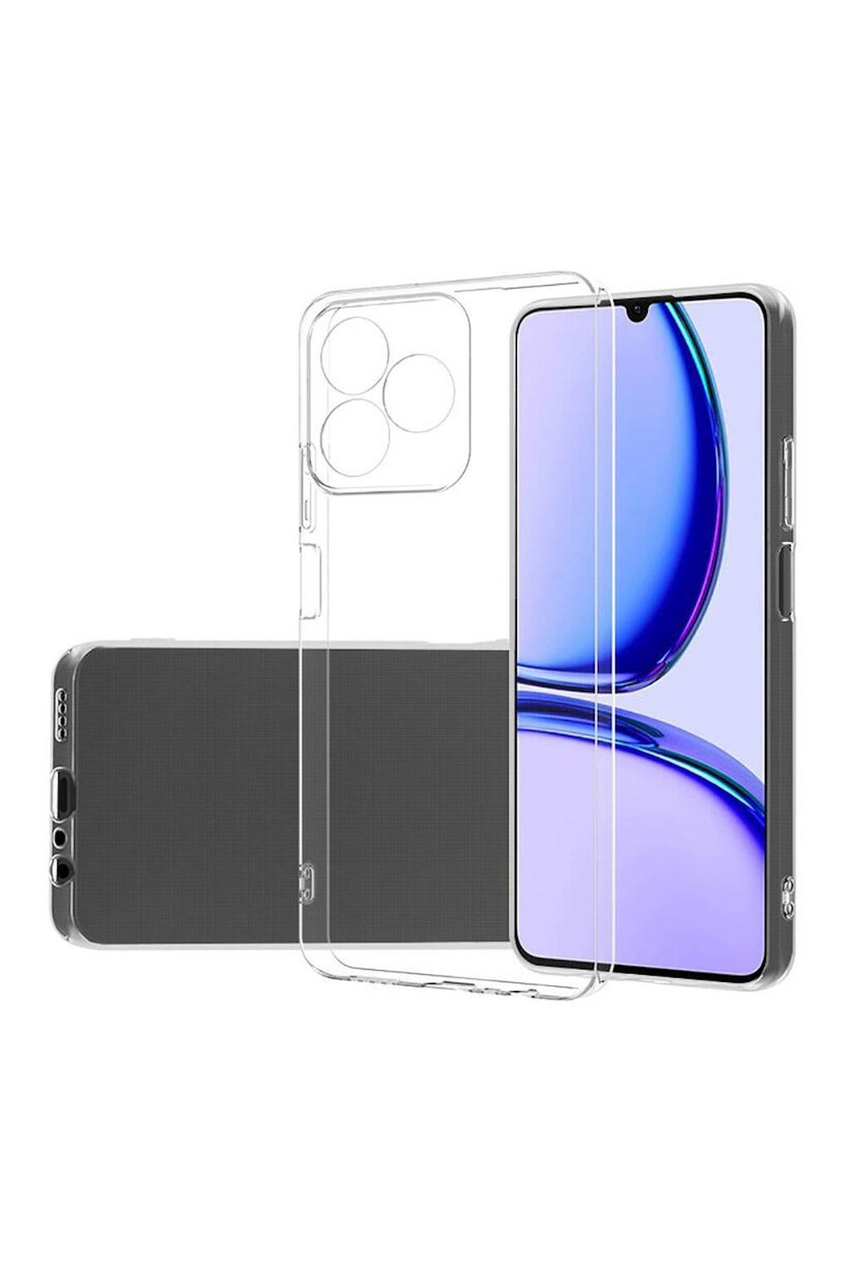 کاور و قاب سیلیکونی نرم شفاف ZEBANA سازگار با REALME NOTE 50 اورجینال Zebana