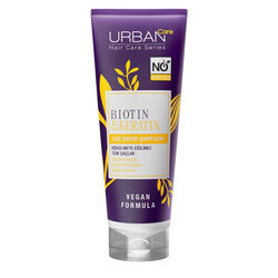 شامپو تقویت‌کننده مو اربن کر Urban Care مدل Biotin & Keratin برای موهای ضعیف و دچار ریزش حجم ۲۵۰ میلی‌لیتر