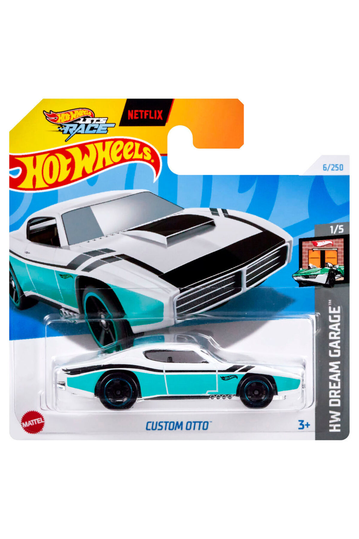ماشین اسباب بازی اتومبیل های منفرد OTTO HTC85 هات ویلز اورجینال HOT WHEELS