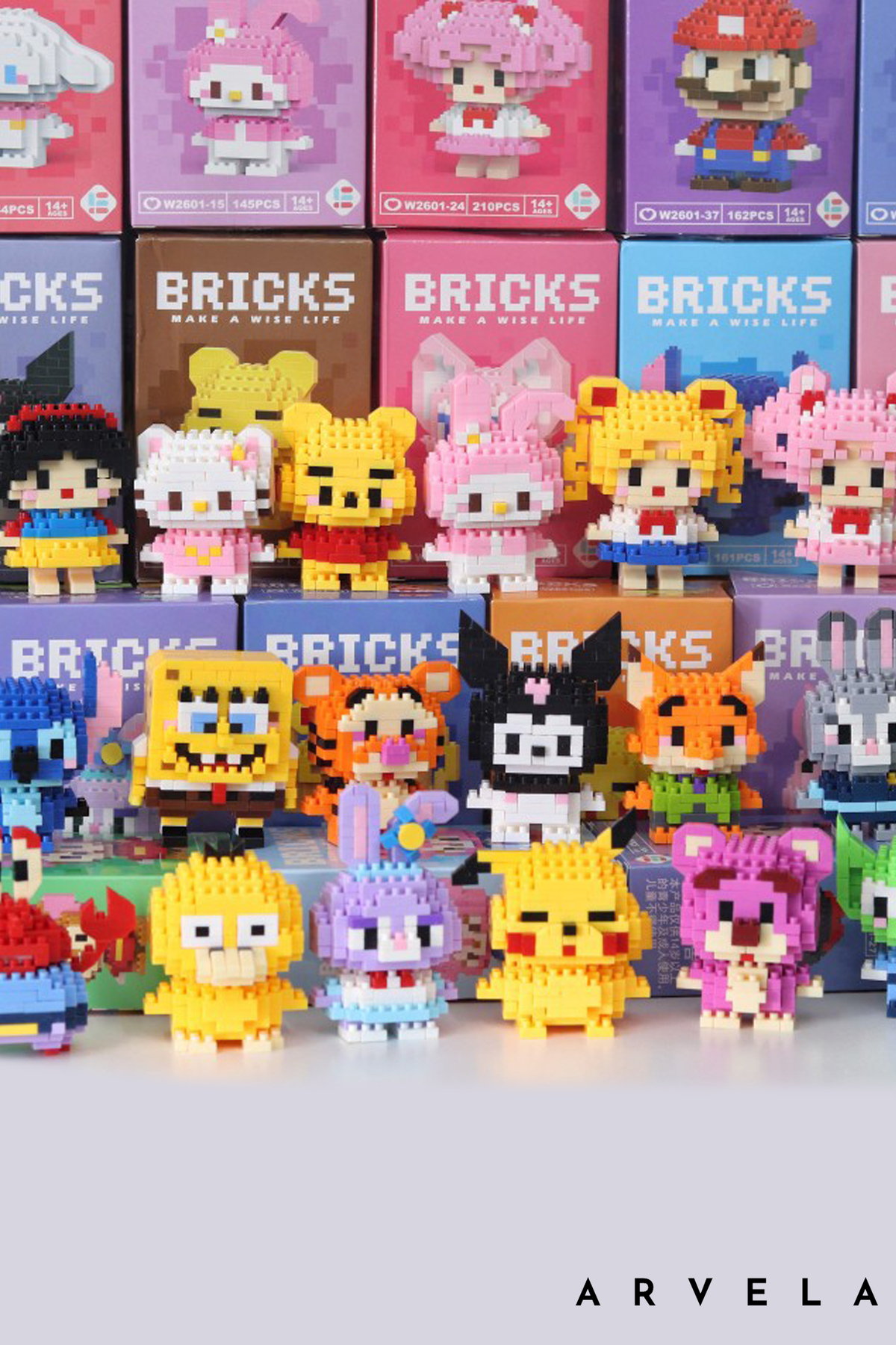 پازل سه بعدی HELLO KITTY MINI BLOCK TOY – SANRIO COLLECTION FIGUR MICRO HOBBY SET Arvela