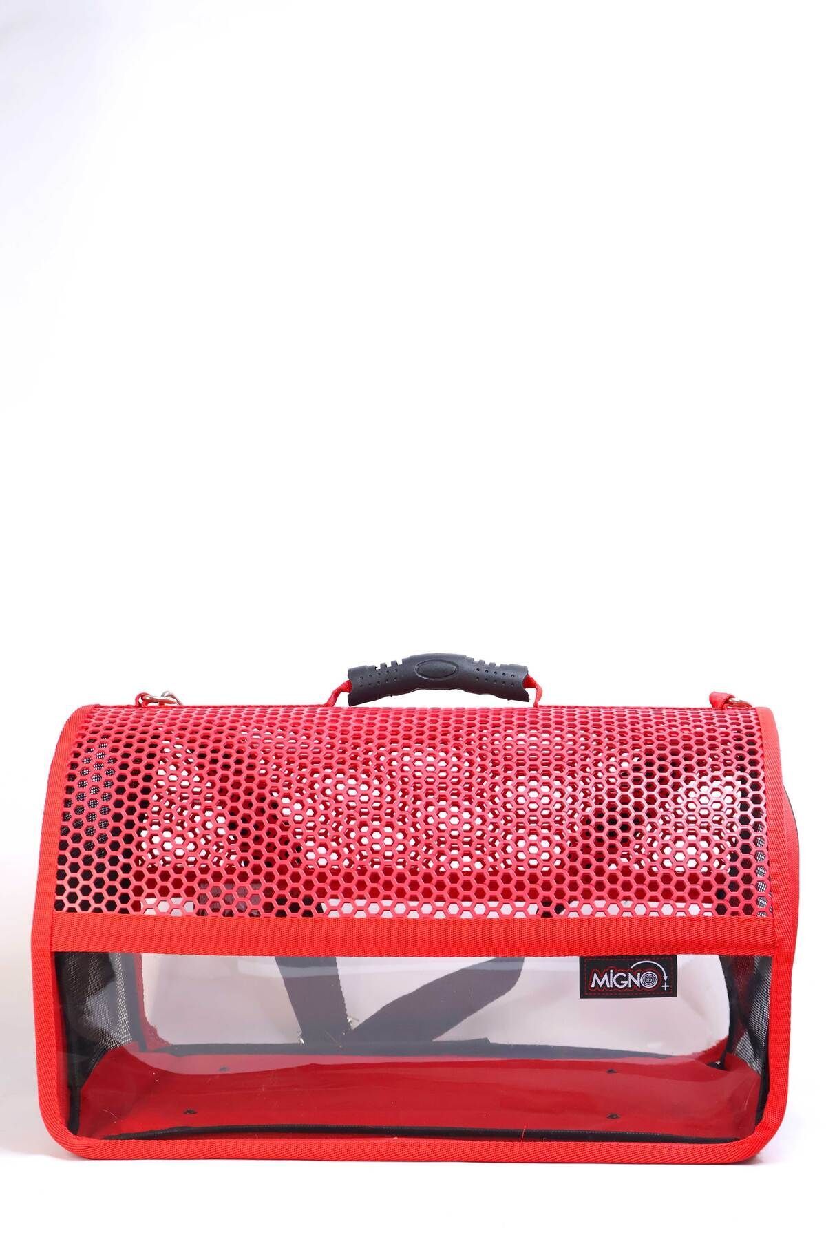 کوله‌پشتی حمل گربه و سگ میگنو Migno مدل VOY015، سری FLYBAG Voyager، قرمز