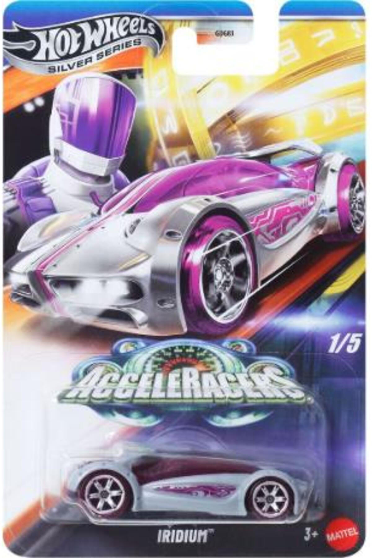 ماشین اسباب بازی سری نقره ای ACCELERACERS IRIDIUM JCB92 از ترکیه HOT WHEELS