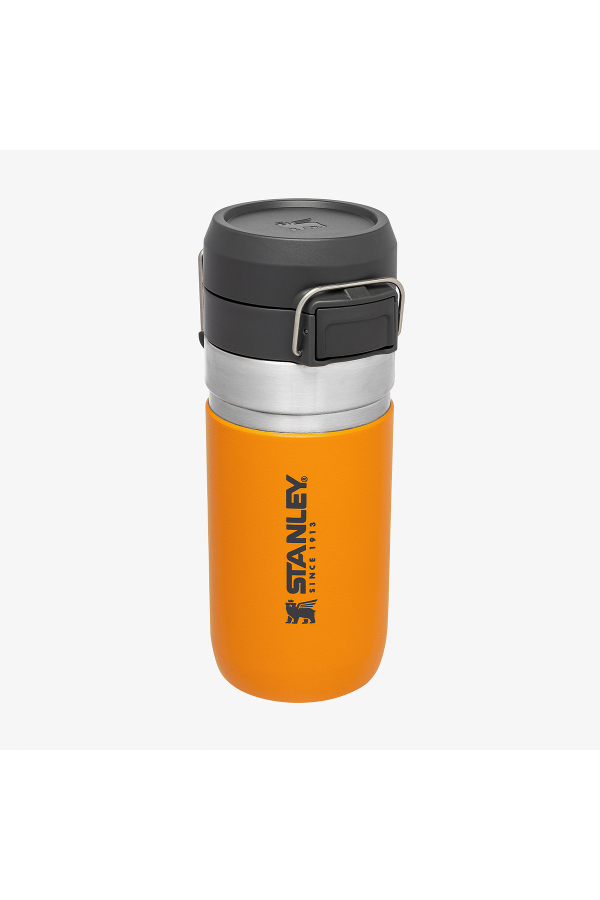 فلاسک فنجان قمقمه زرد استیل 0.47 لیتری QUICK FLIP اورجینال Stanley