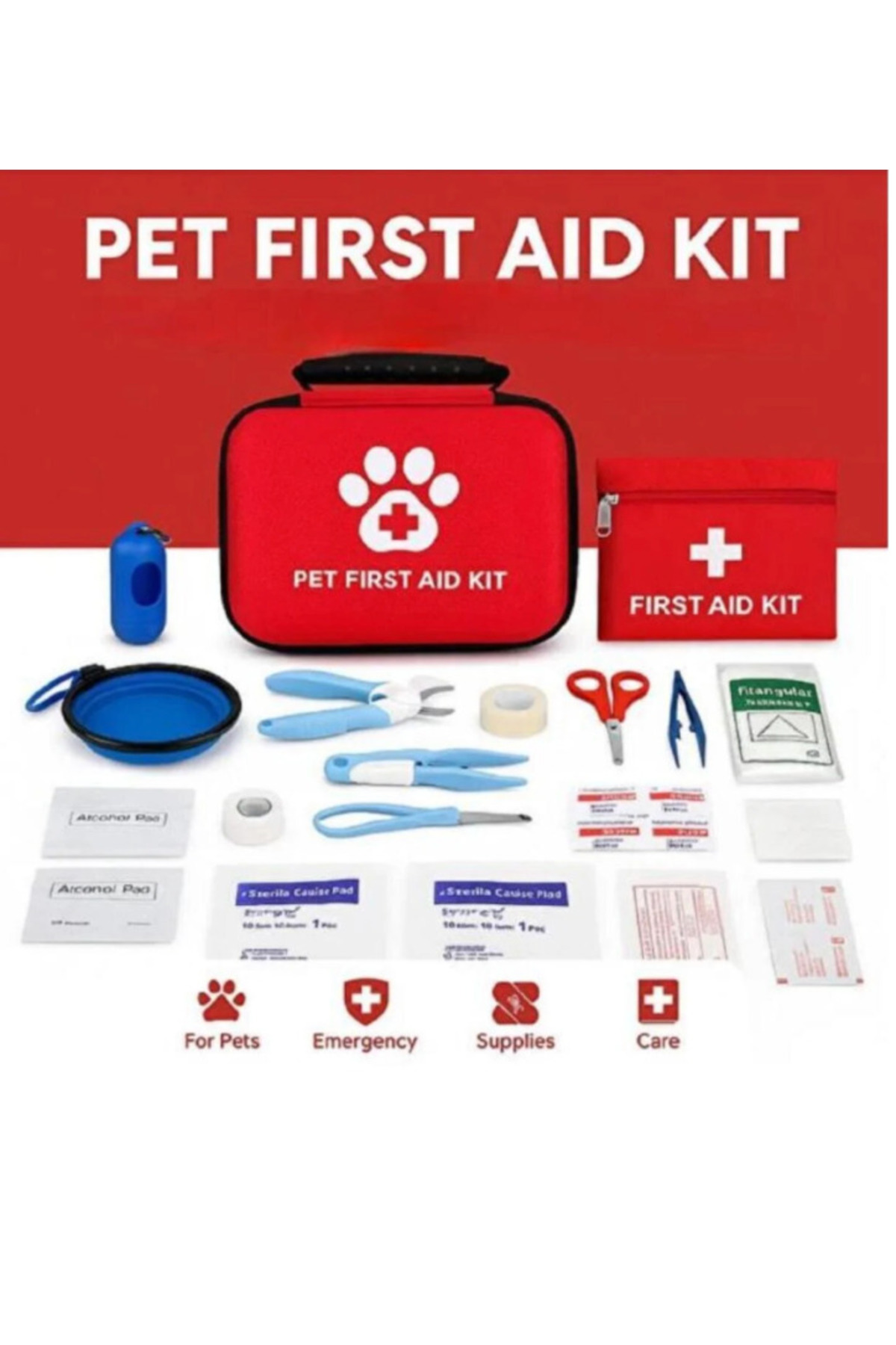 کیف کمک‌های اولیه اضطراری گربه و سگ مسترکت Mastercat مدل petfırstaid