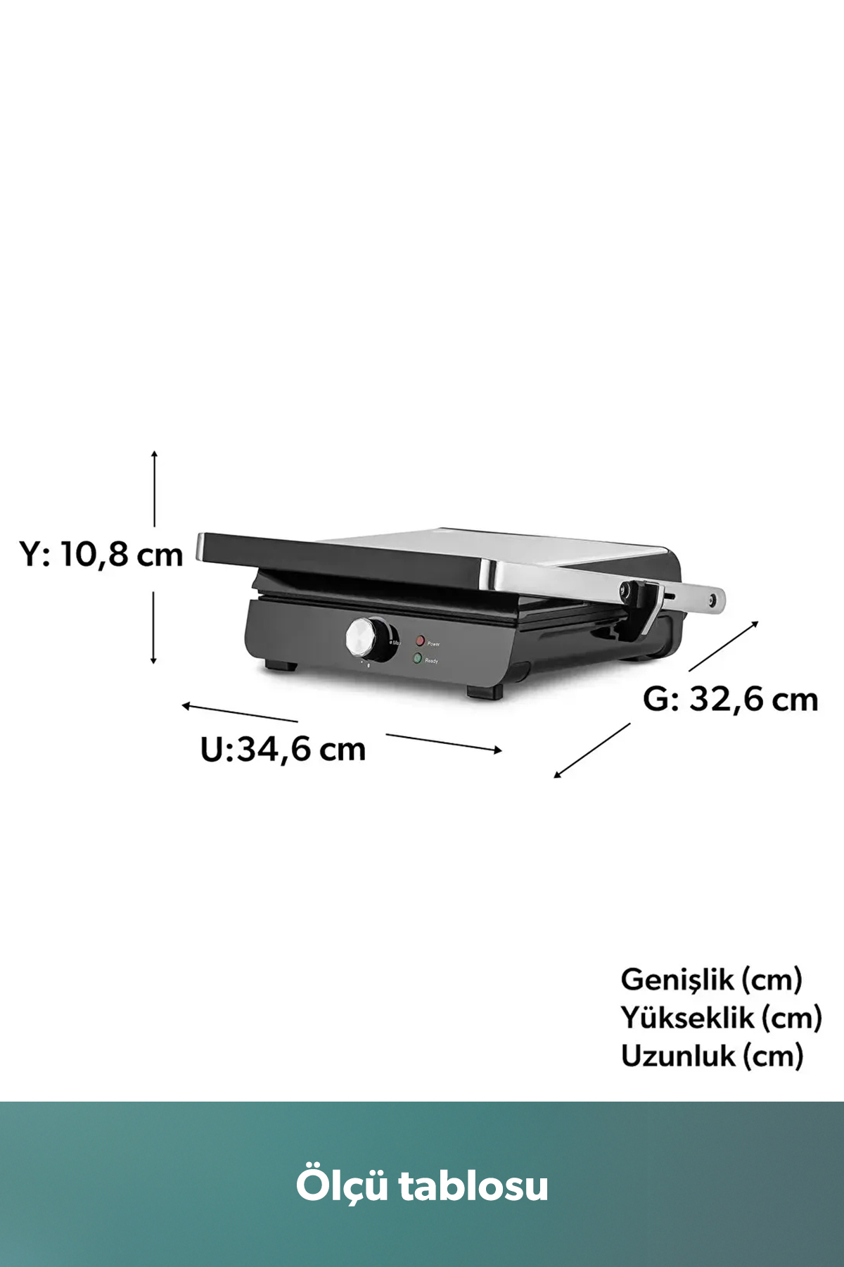 دستگاه ساندویچ و تست کباب پز نان بشقاب چدنی GRILLIANT 1346H INOX 2000 W اورجینال HOMEND