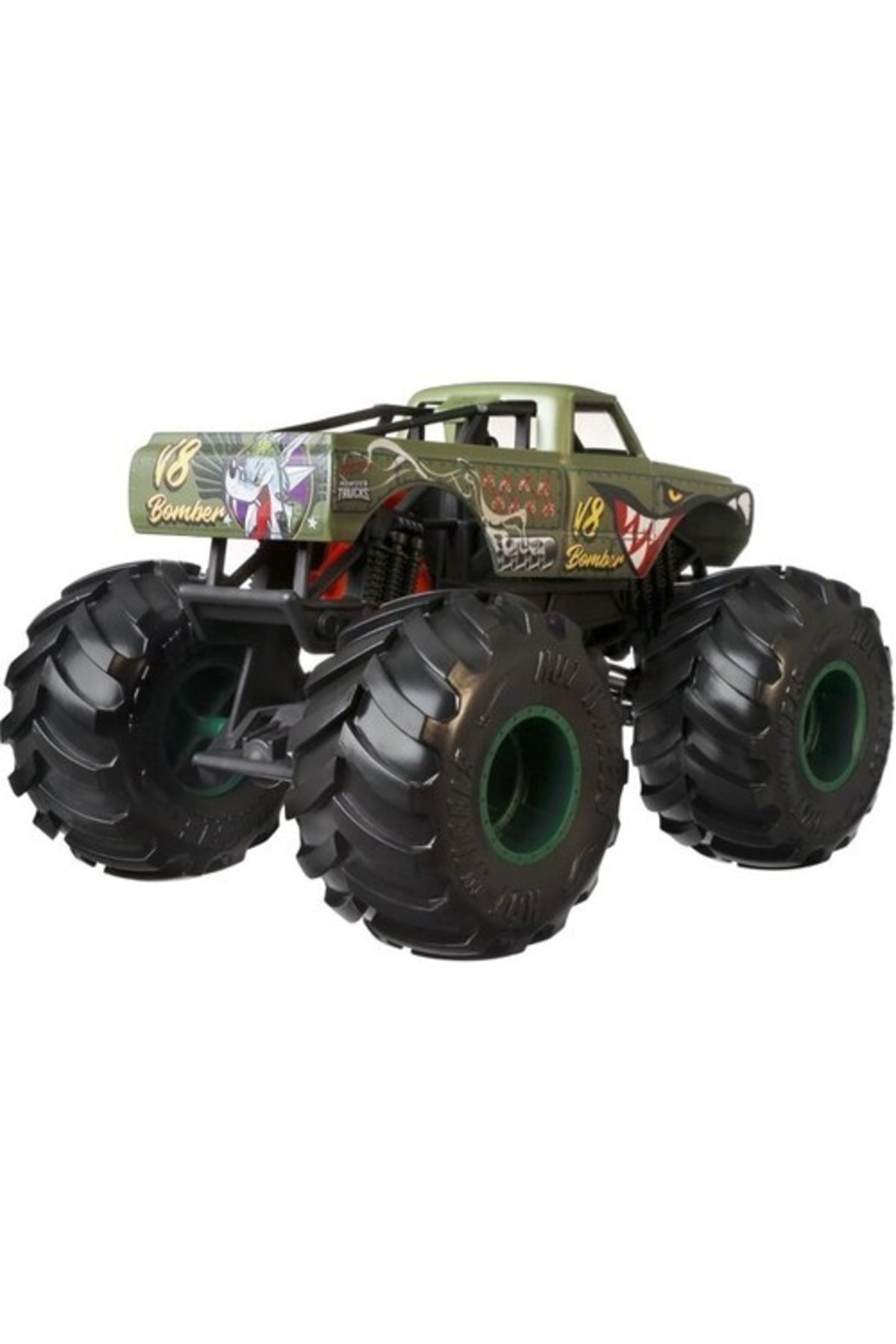 ماشین اسباب بازی MONSTER TRUCKS 1:24 CARS W8 BOMBER GWL16 از ترکیه HOT WHEELS