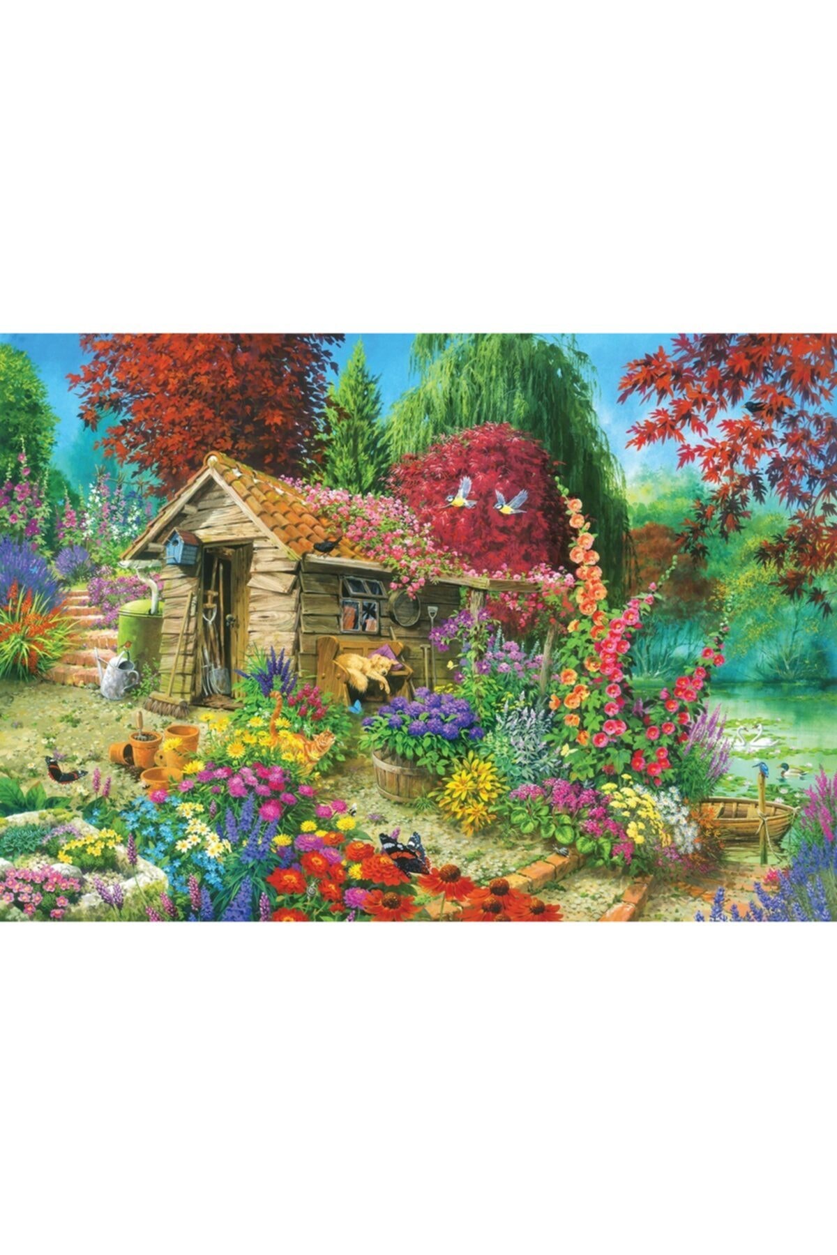 پازل 1500 قطعه THE GARDEN SHED FLOWERY PIECES Ks Games