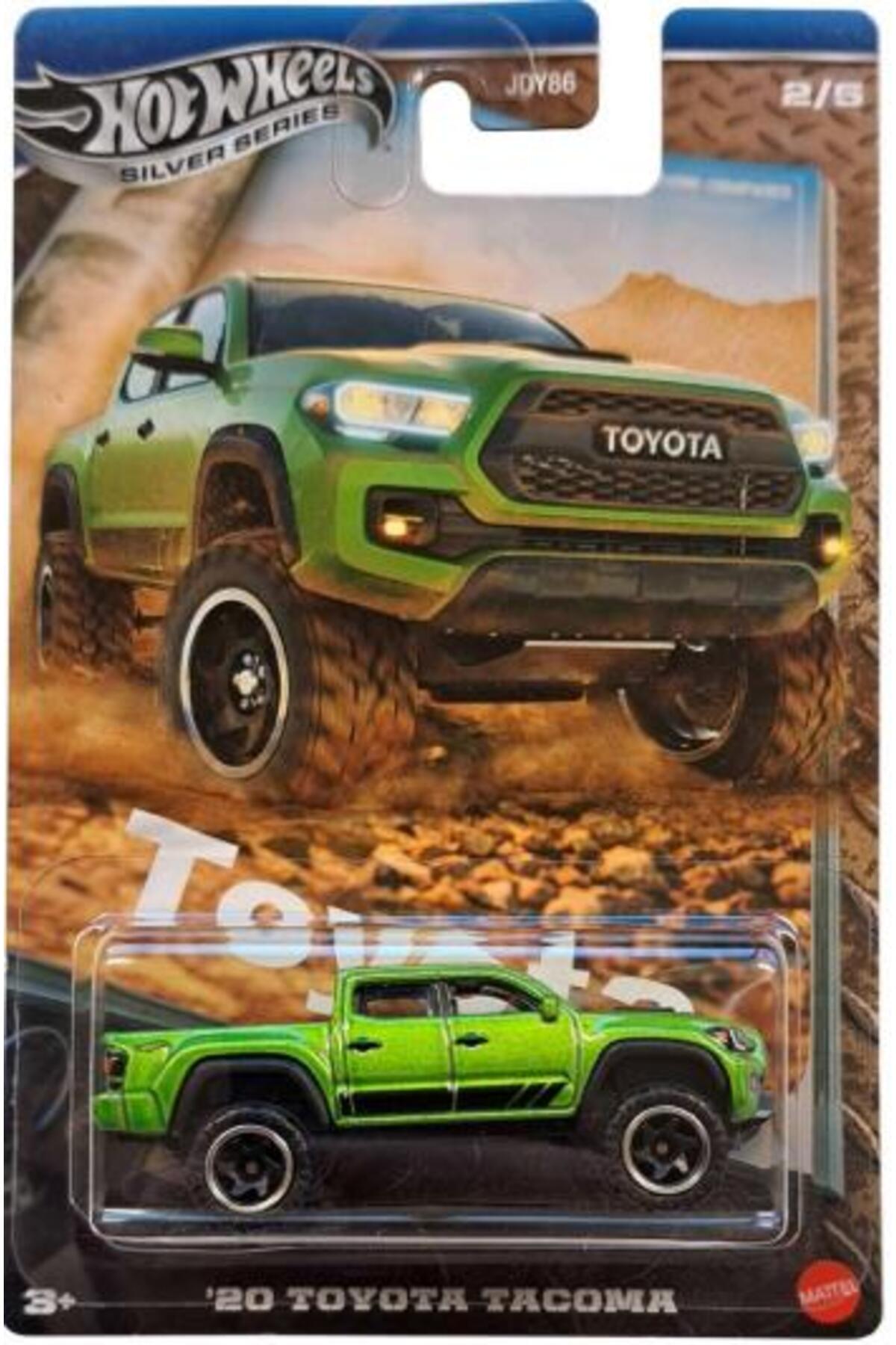 ماشین اسباب بازی تویوتا لندکروزر 80 JCB74 سری نقره ای از ترکیه HOT WHEELS