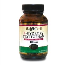 کپسول مکمل Q-5-Hydroxy Tryptophan لایف‌تایم LifeTime، ۱۰۰ میلی‌گرم، ۳۰ عدد