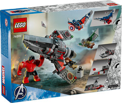 مجموعه ساختنی لگو LEGO مارول Marvel مدل 76292، جت کاپیتان آمریکا و رد هالک، ۲۲۳ قطعه