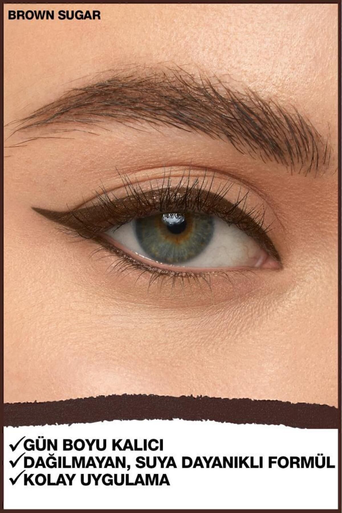Maybelline New York مداد چشم خودکار ماندگاری برجسته شکر قهوه ای