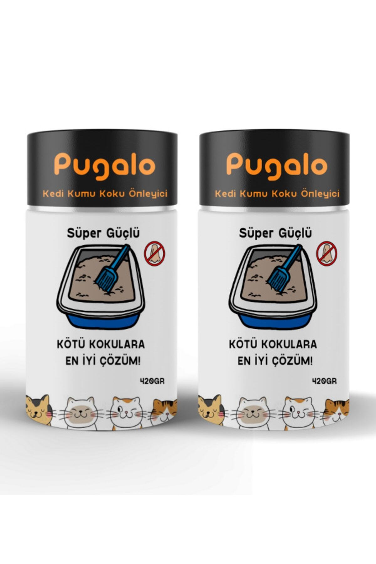 بوگیر خاک گربه پاگالو PUGALO با کربن فعال، بسته ۲ عددی 420 Gr