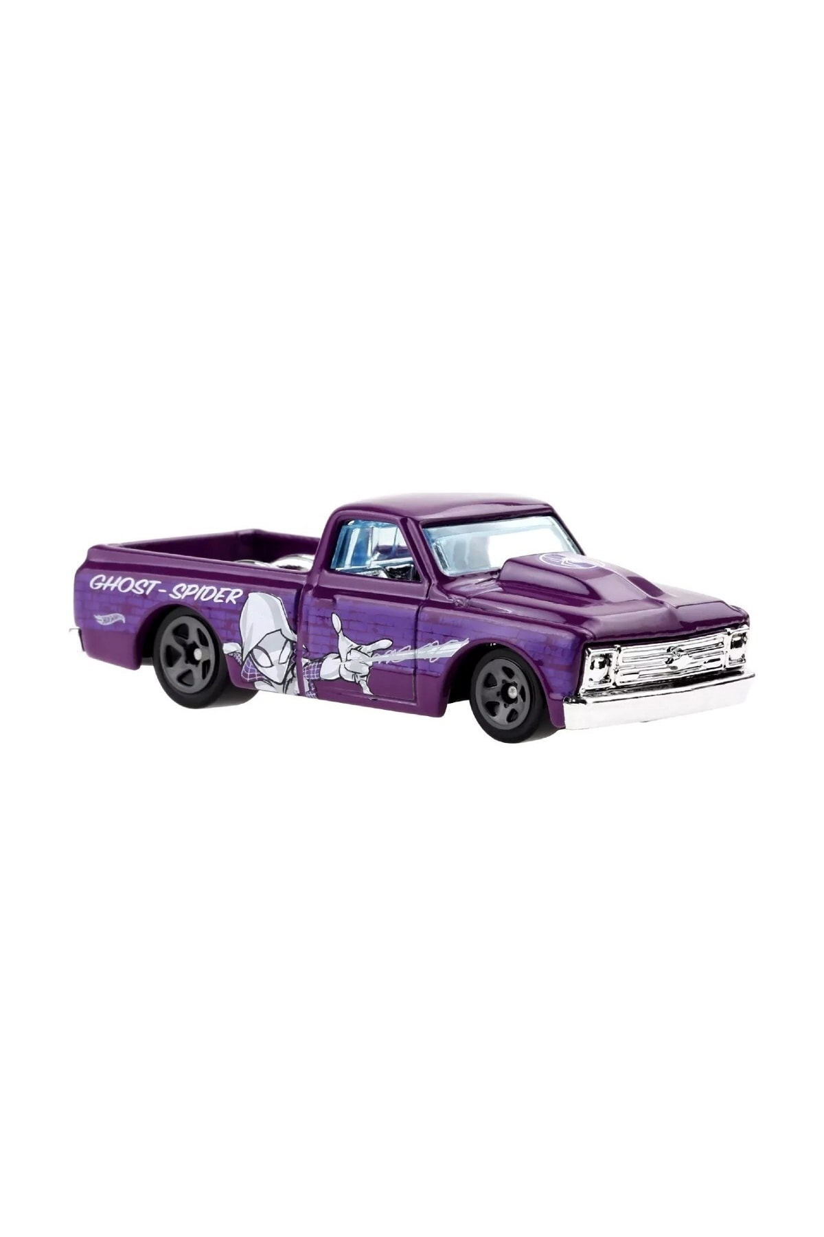 ماشین اسباب بازی های MARVEL SPIDER MAN '67 CHEVY C10 هات ویلز اورجینال HOT WHEELS