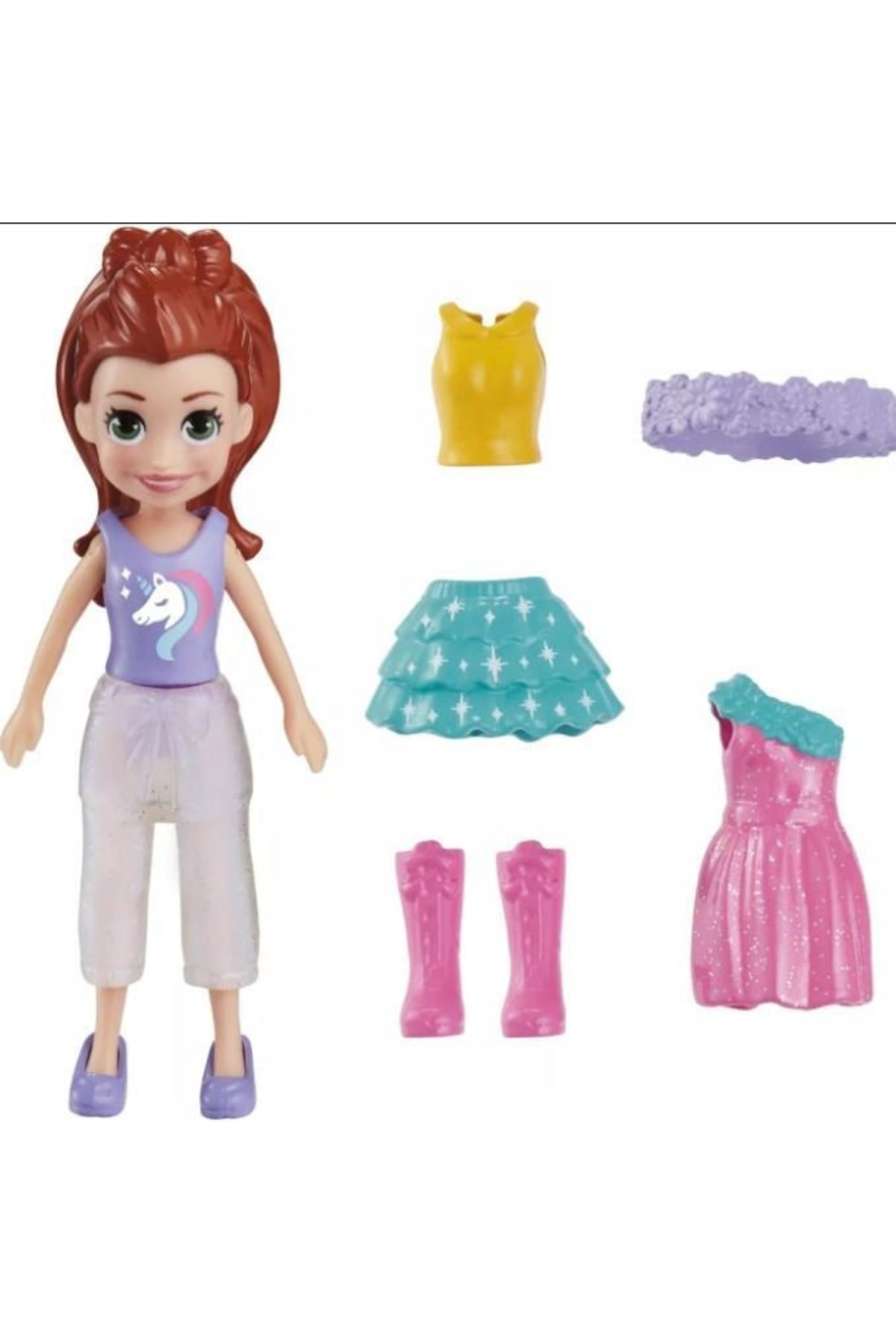 عروسک های اسباب بازی و لوازم جانبی مد HNF50 HKV82 Polly Pocket