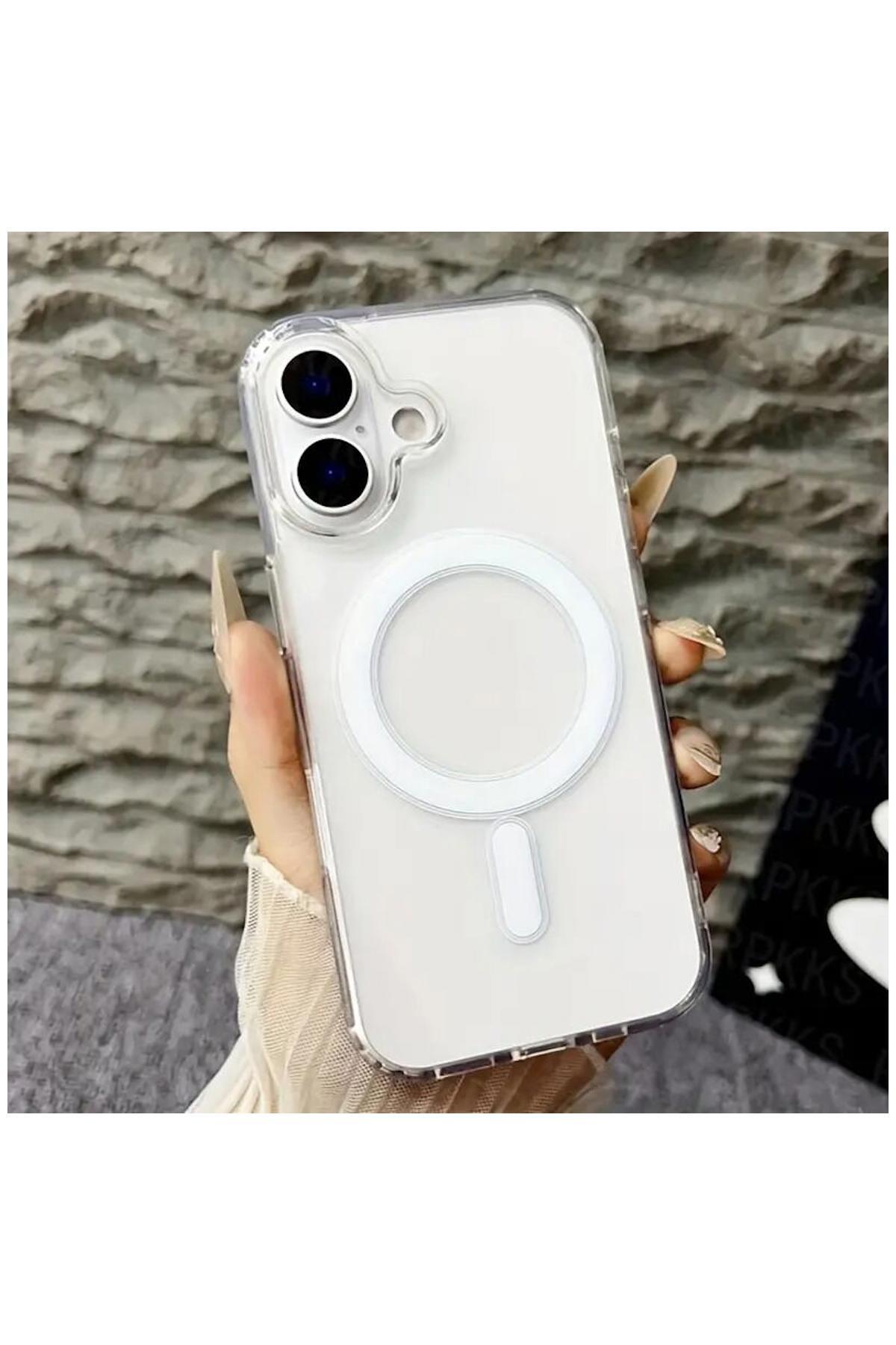 کاور و قاب سازگار با آیفون 17 اپل بدون زرد شدن CLEARMAG M SAFE شفاف Zebana