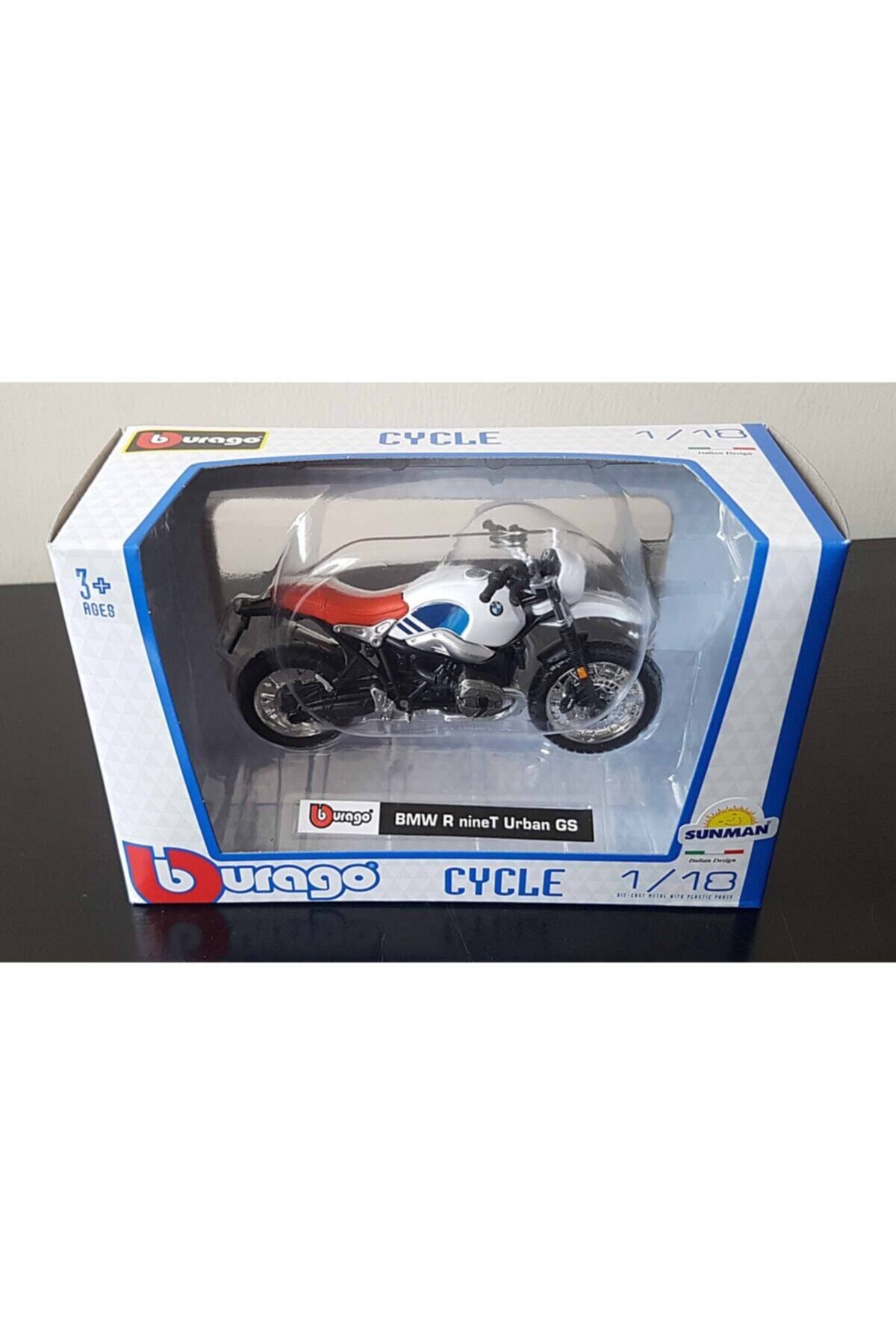 مدل خودرو 1:18 موتور BMW R NINET URBAN GS موتورسیکلت اورجینال Burago