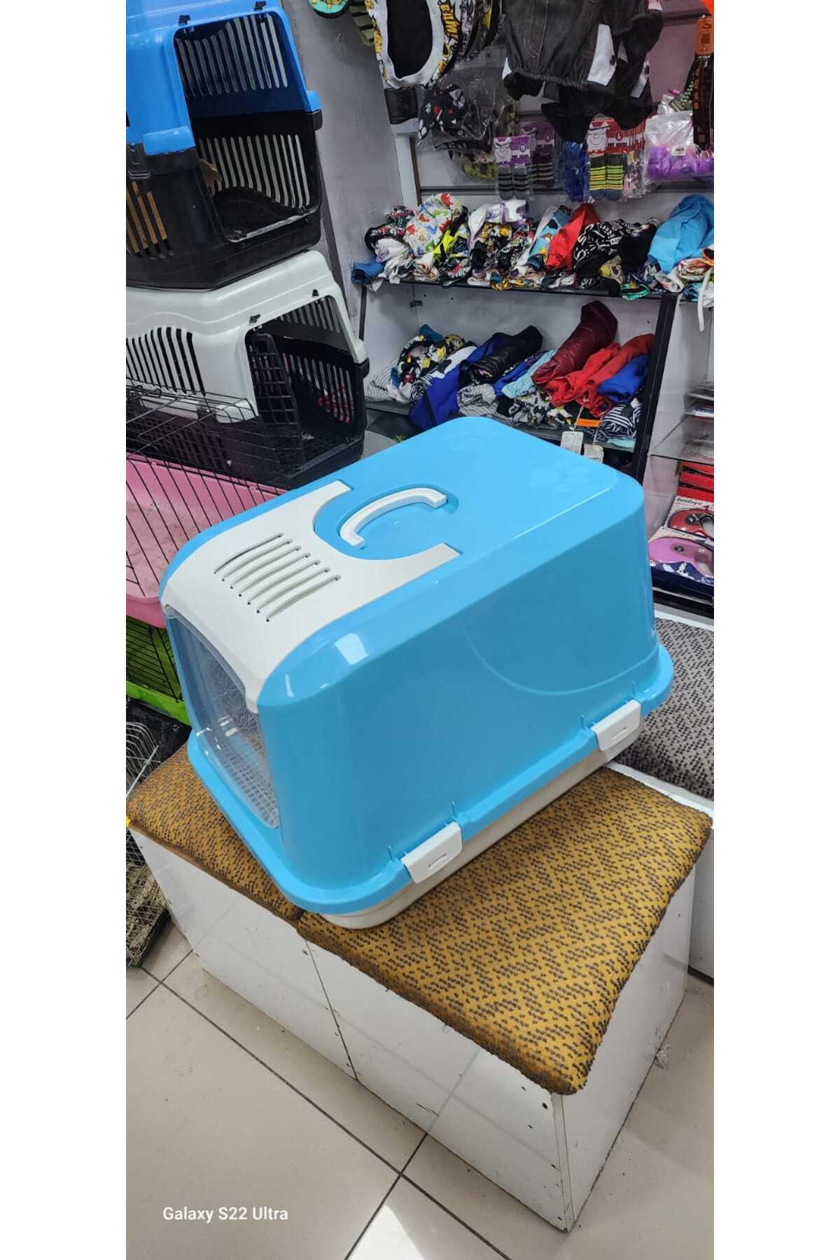 توالت سرپوشیده گربه XXL چینار دیزاین چنار دیزاین ÇINAR DİZAYN، آبی