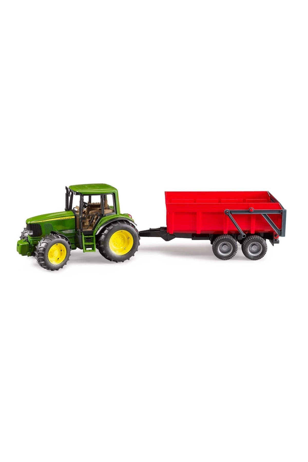مدل خودرو JOHN DEERE 6920 TRACTOR AND RED TRAILER اورجینال NW NessiWorld