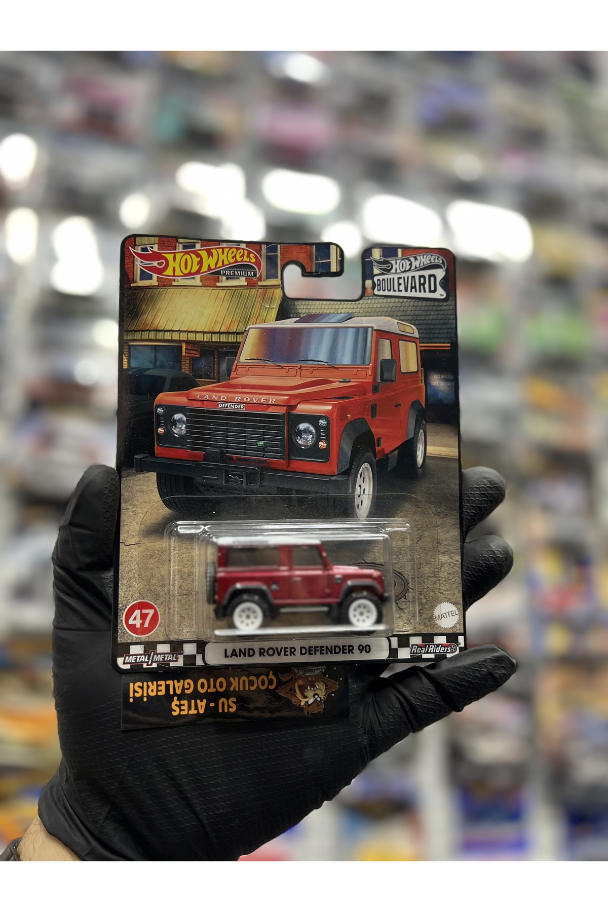 ماشین اسباب بازی LAND ROVER DEFENDER 90 1.64 PREMIUMUM هات ویلز اورجینال HOT WHEELS