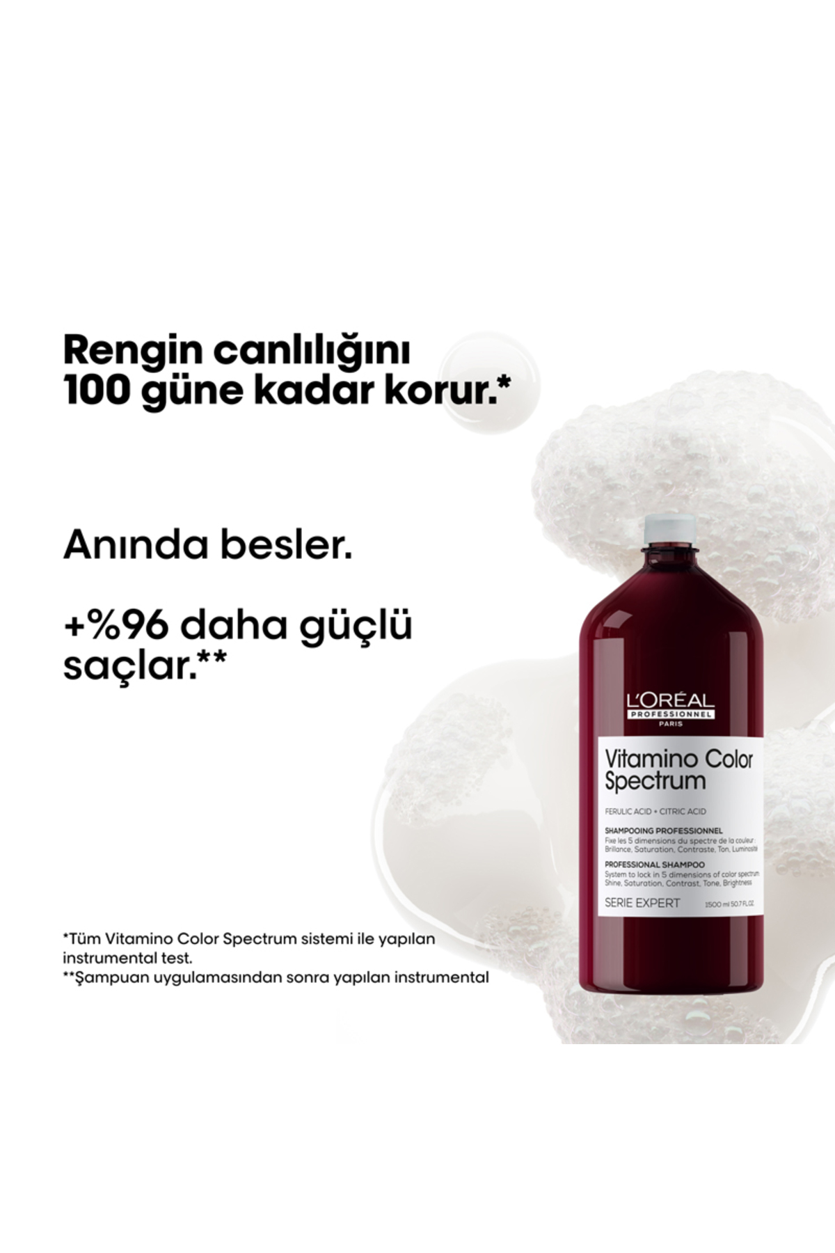 شامپو مردانه و زنانه طیف رنگ ویتامینو مراقبت از مو 1500ML L'oreal Professionnel