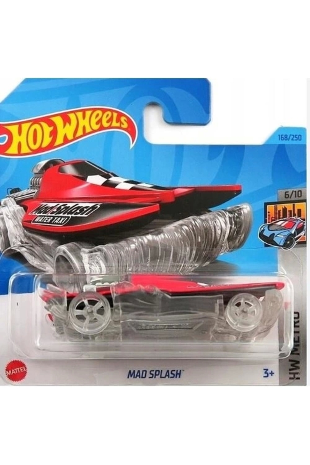 ماشین اسباب بازی SINGES MAD SPASH HKJ71 هات ویلز اورجینال HOT WHEELS