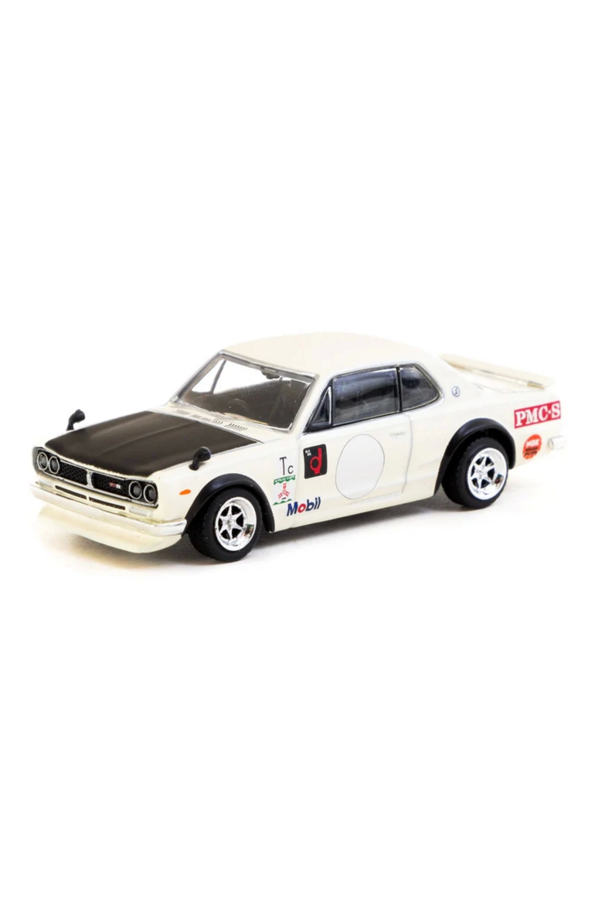 مدل خودرو WORNESSIWORLD 1 64 SKYLINE HT 2000GT R سفید اورجینال Flamex