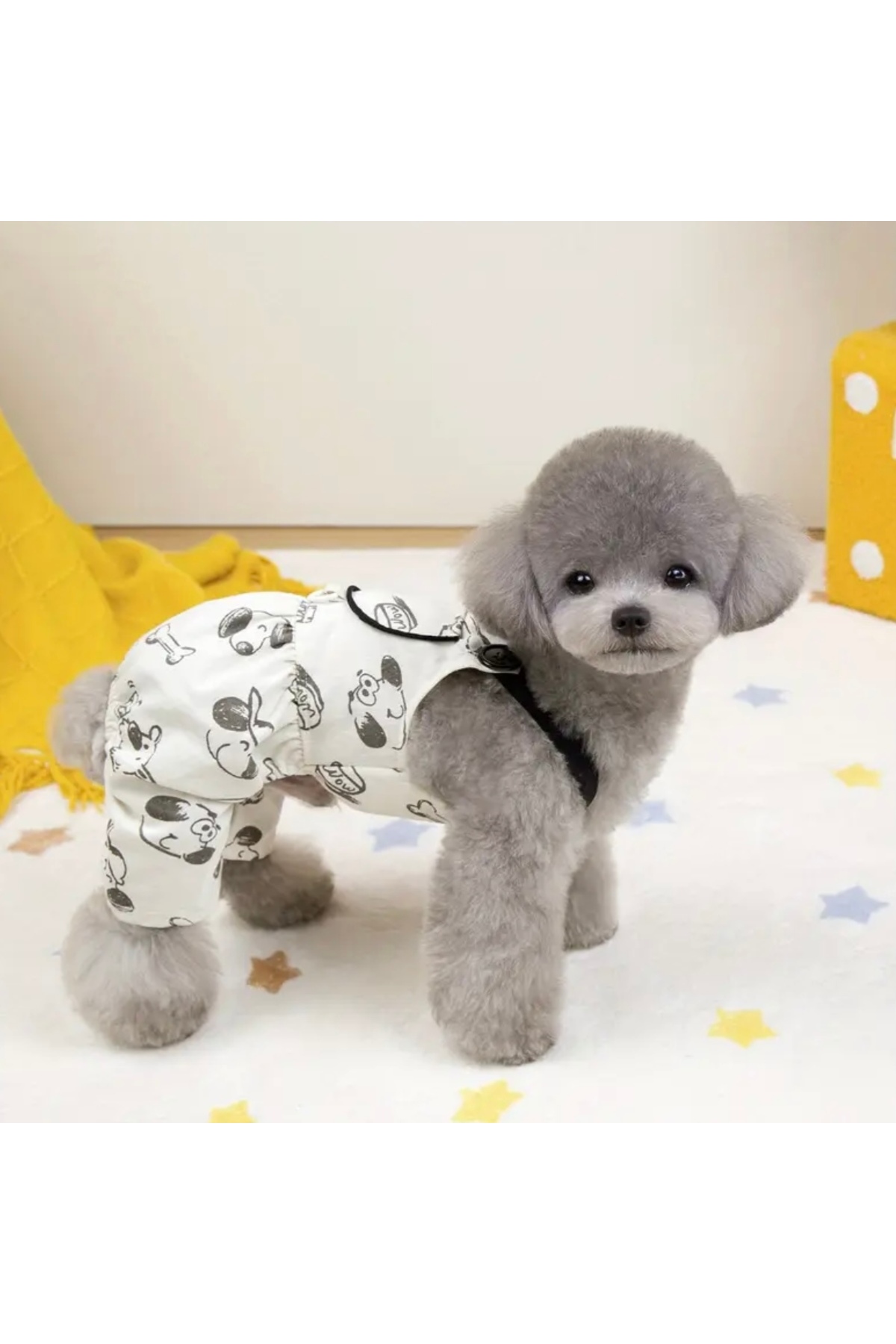 سرهمی سگ پاو بوتیک Paw Butik، پنبه‌ای و سفید