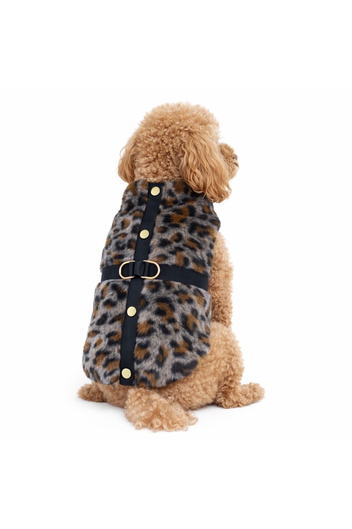 جلیقه سگ طرح پلنگی ولاورا پت‌شاپ ولورا پت‌شاپ Velora Pet Shop مدل ylk-567 قهوه‌ای