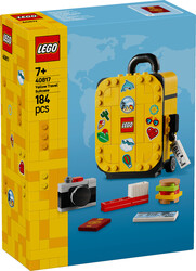 مجموعه ساختنی چمدان زرد لگو LEGO سری آیکونیک Iconic مدل 40817، ۱۸۴ قطعه، حداقل سن ۷ سال