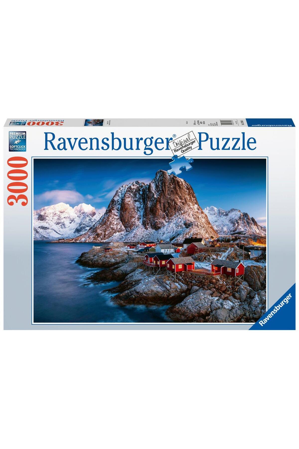 پازل 3000 تکه HAMNOY نروژ 170814 RAVENSBURGER