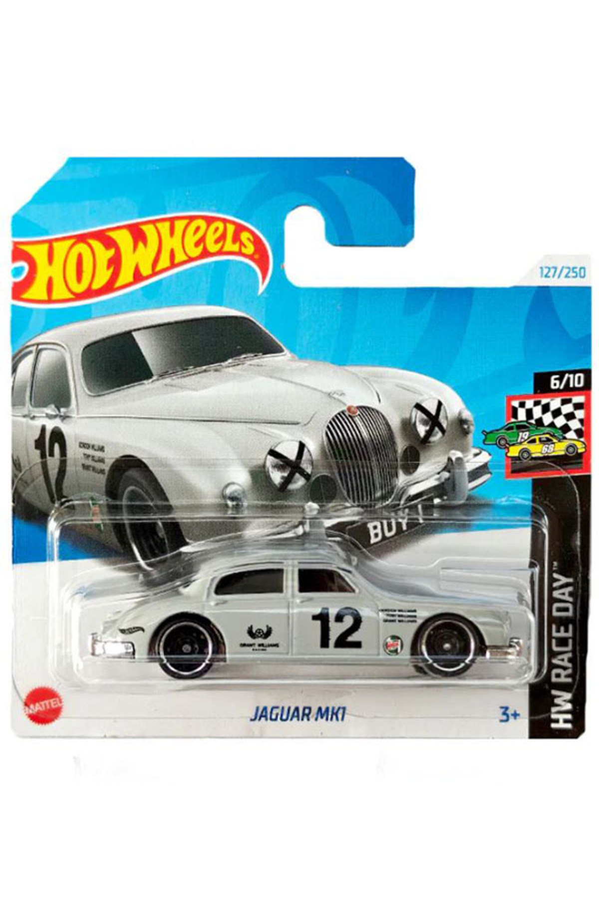 ماشین اسباب بازی JAGUAR MK1 1 64 هات ویلز اورجینال HOT WHEELS