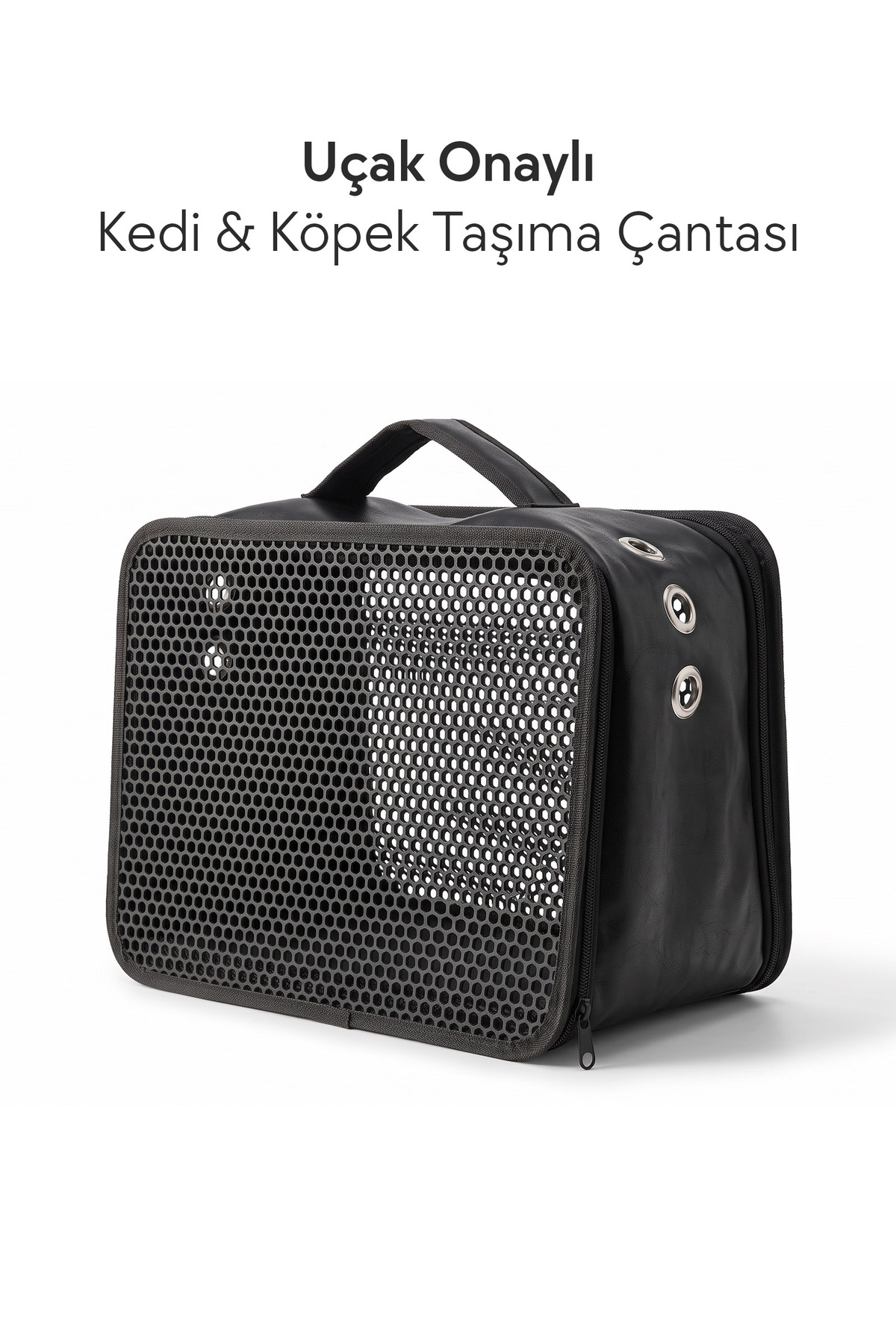کیف حمل کابین گربه و سگ زامپا Zampa مدل ZP1-803، ۴۰×۳۰×۲۲ سانتی‌متر، مشکی