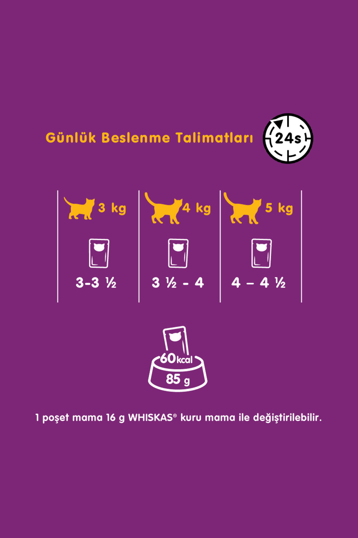 غذای مرطوب گربه ویسکاس Whiskas Pure Delight با طعم مرغ، ۱۲ بسته ۸۵ گرمی