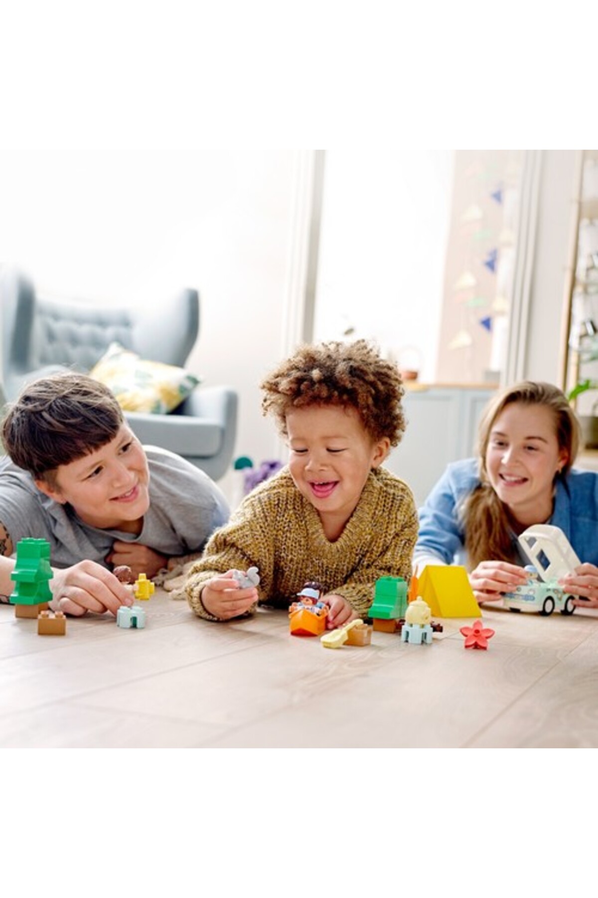 لگو و اسباب بازی های ساخت محور DUPLO TOWN FAMILY CARAVAN ADVENTURE 10946 مجموعه ساختمان خلاقانه با موضوع کمپینگ 30 قطعه از ترکیه LEGO
