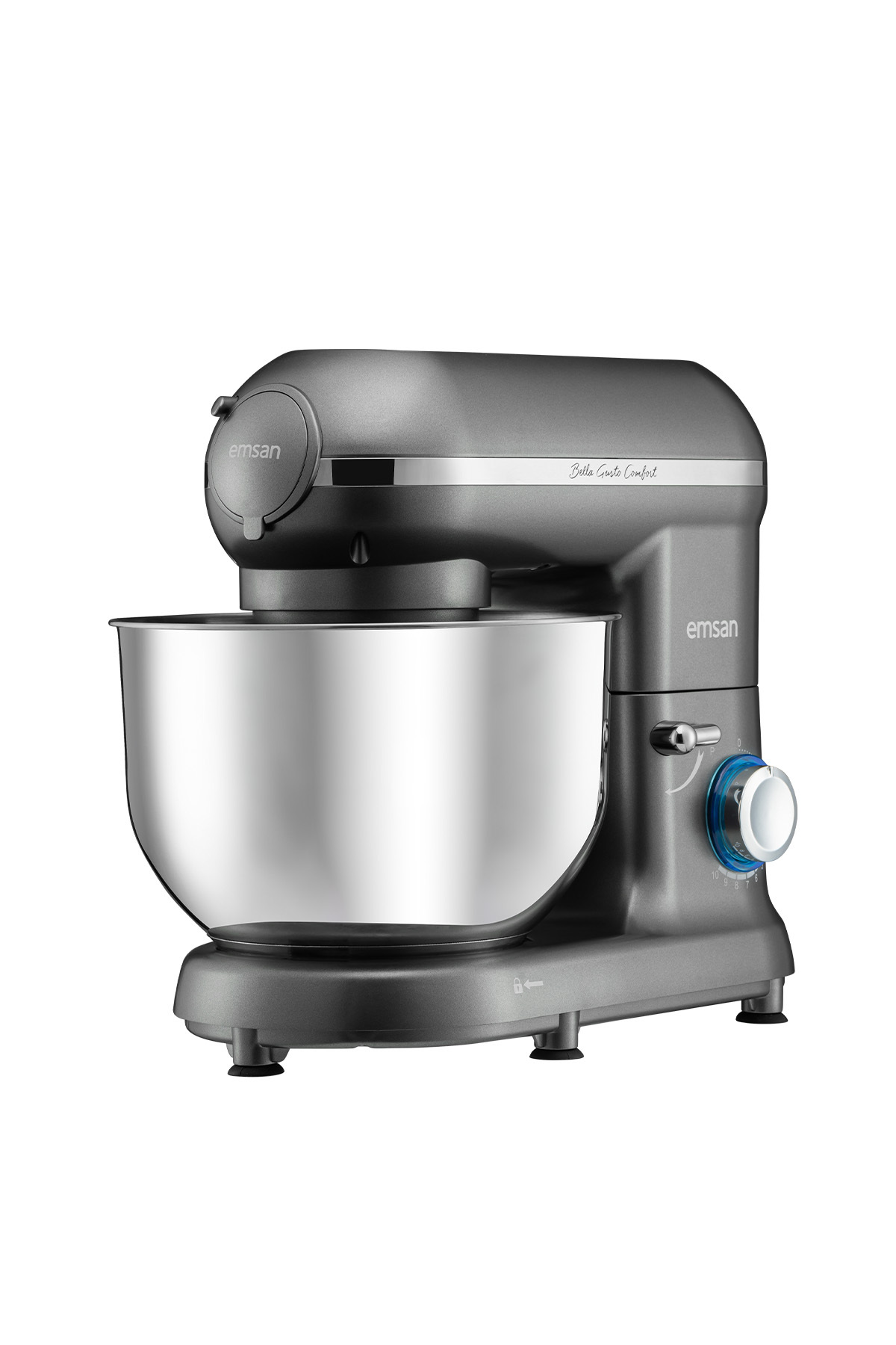 میکسر و ست پایه کامفورت BELLA GUSTO GREY 1300W 5,5L اورجینال Emsan