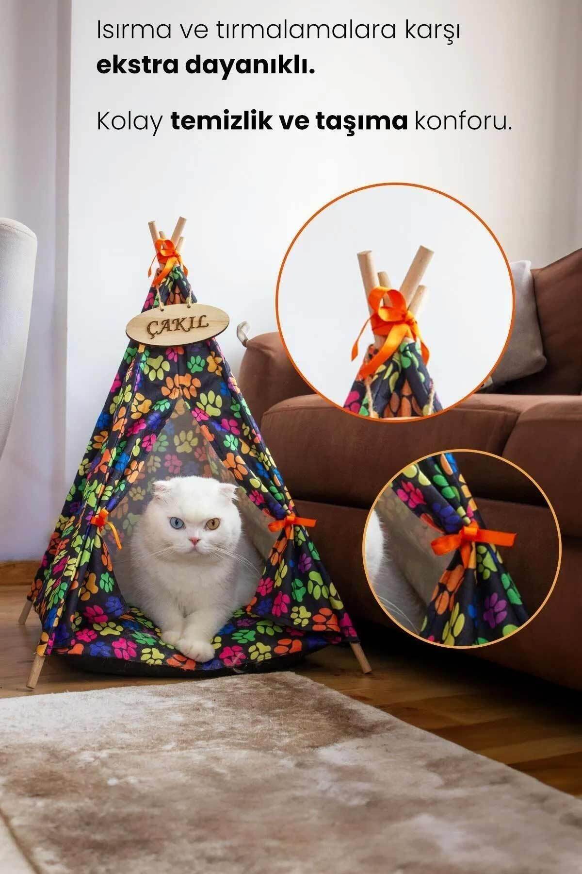چادر و خانه قابل شست‌وشوی گربه و سگ گوبی‌پت GOBYPET مدل 002672 نقره‌ای