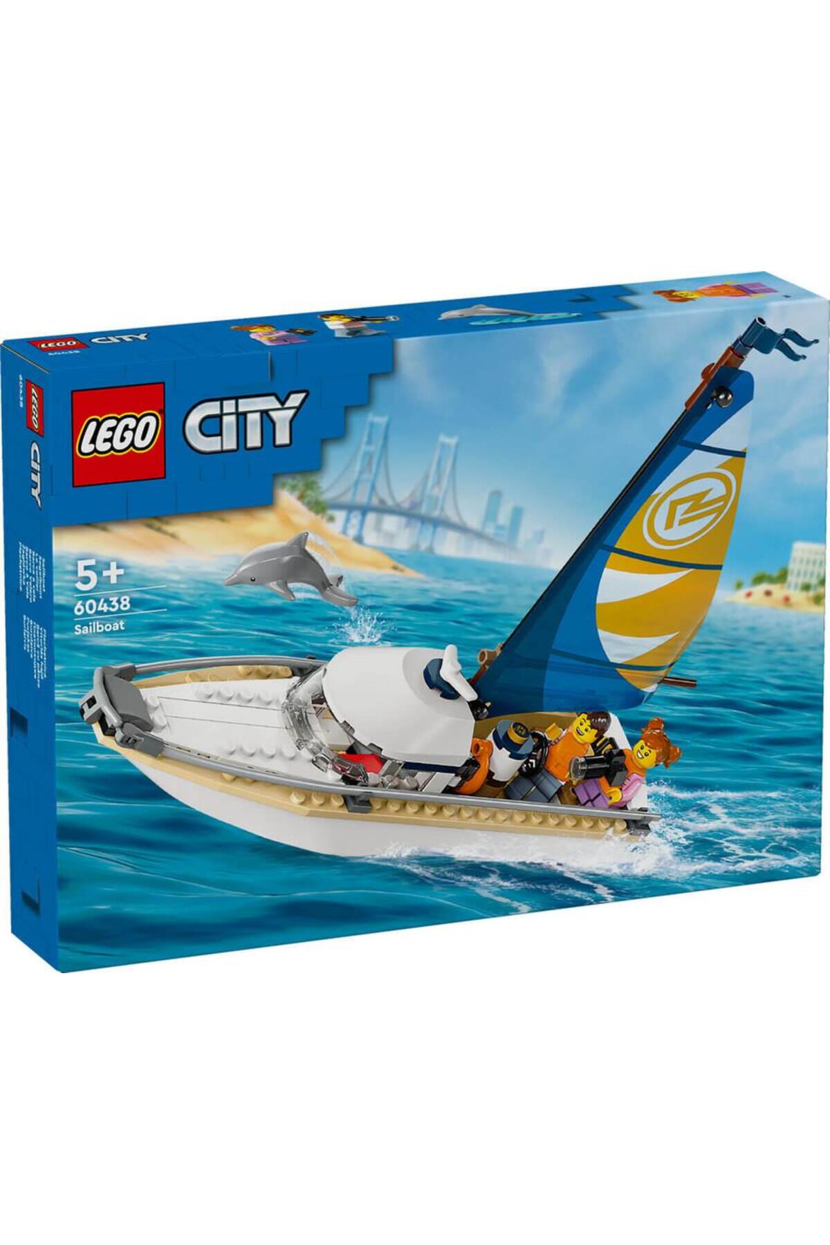 لگو و اسباب بازی های ساخت محور بوت بادبانی شهری 60438 اورجینال LEGO