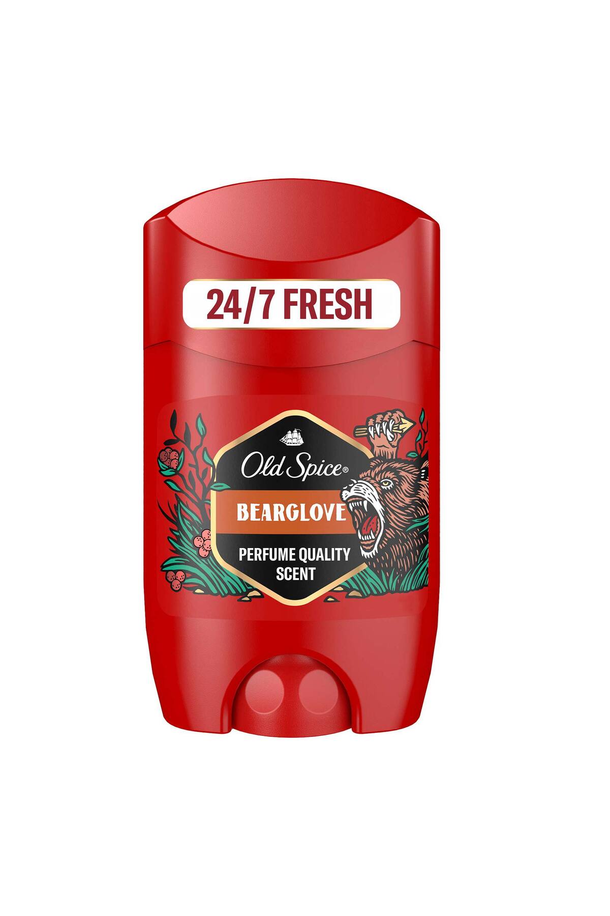 دئودورانت رول آن 50 میلی لیتر مدل Bearglove مناسب برای همه جنسیت ها اولد اسپایس Old Spice