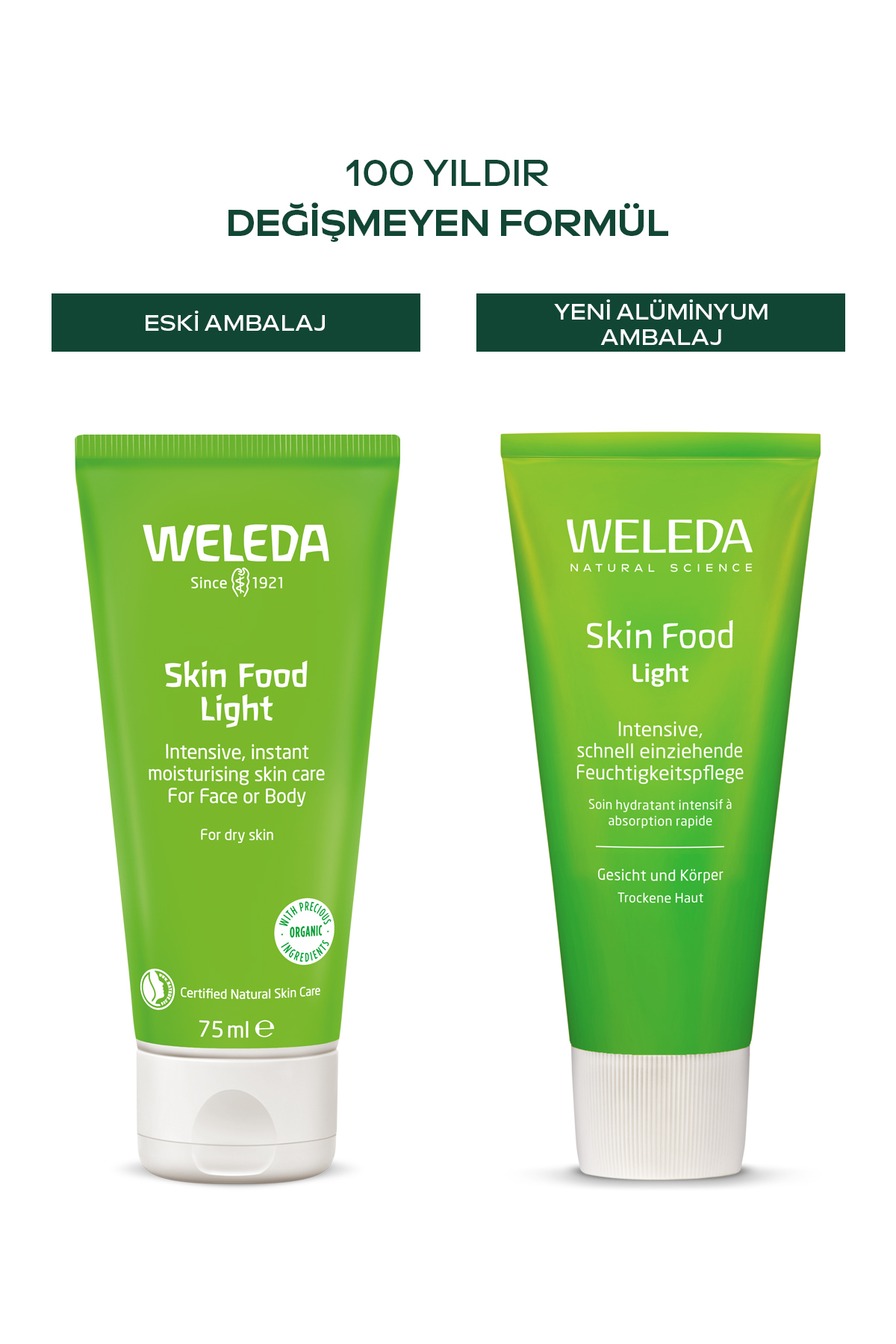 Weleda مرطوب کننده و کرم مراقبت ارگانیک نورانی پوست پوست عادی و خشک