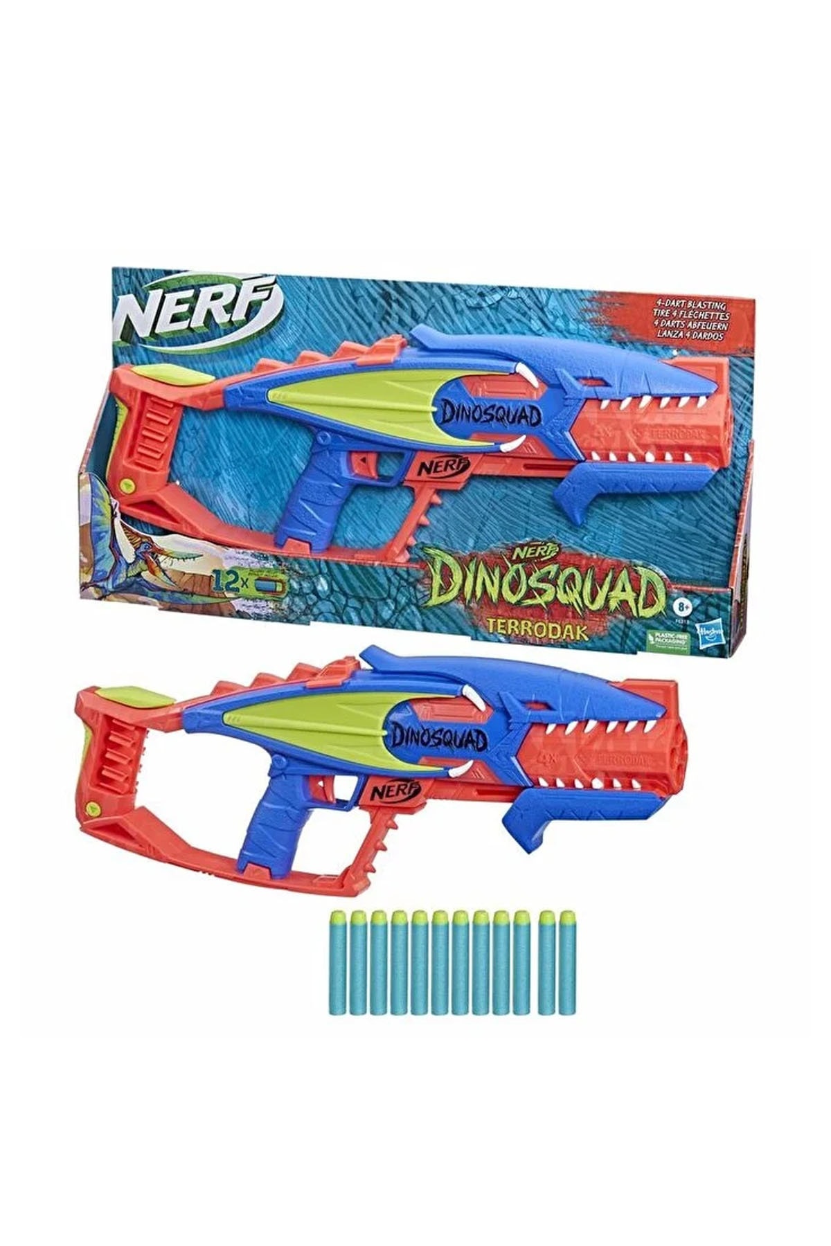 تفنگ های اسباب بازی و آب DINOSQUAD TERRODAK نرف اورجینال Nerf