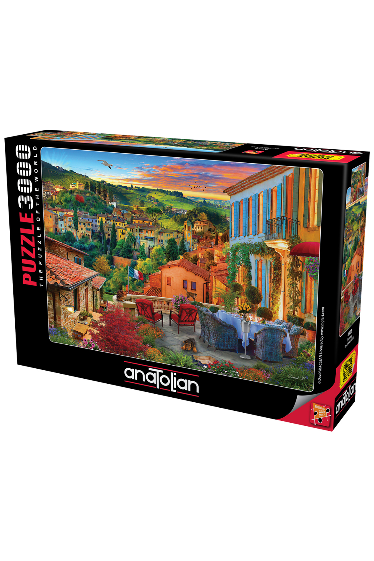 پازل اره منبت کاری مویی 3000 تکه توسکانی 4935 از ترکیه Anatolian Puzzle