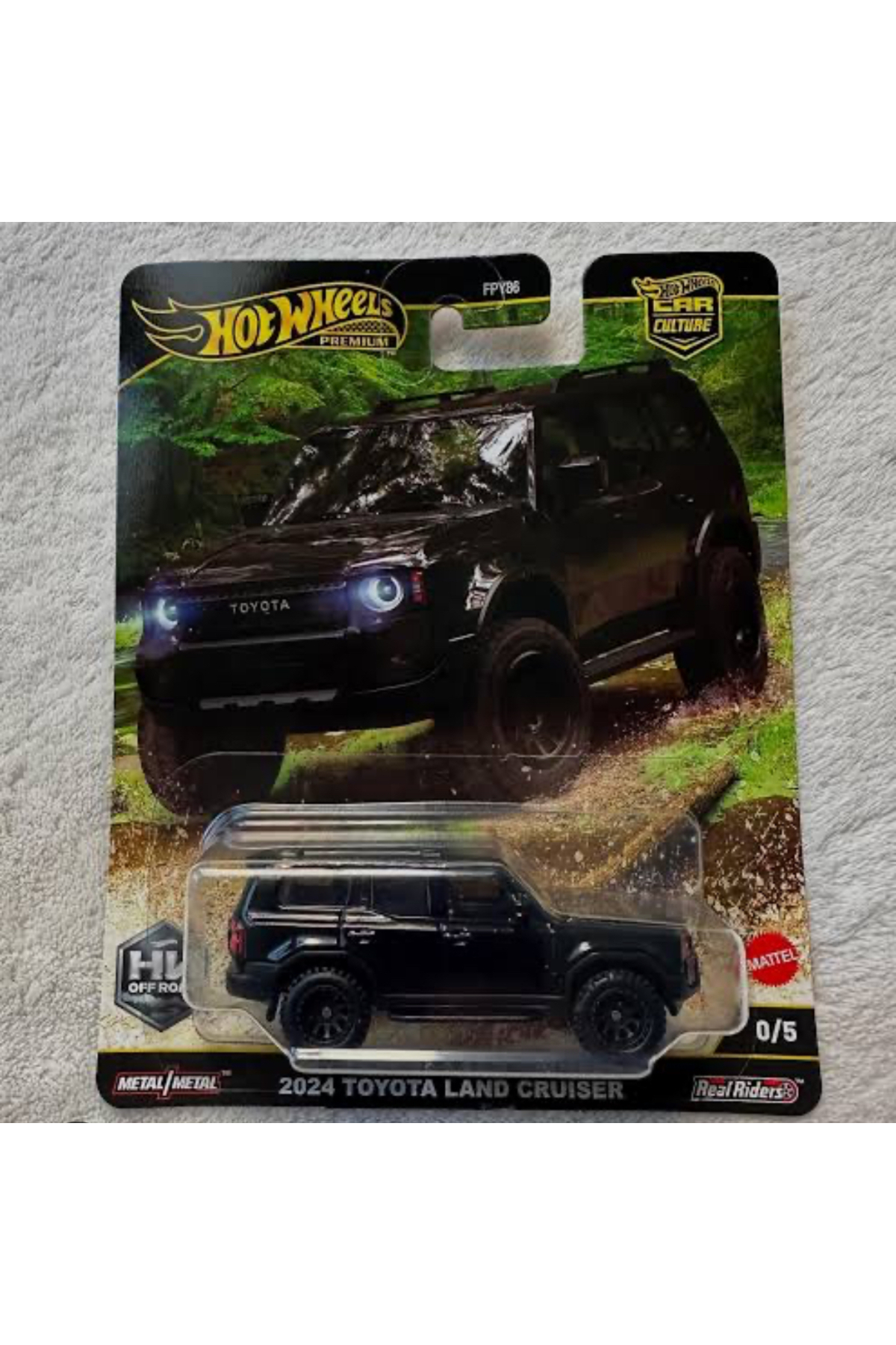 ماشین اسباب بازی 2024 TOYOTA LAND CRUISER PREMIUM MODEL CHASE هات ویلز اورجینال HOT WHEELS