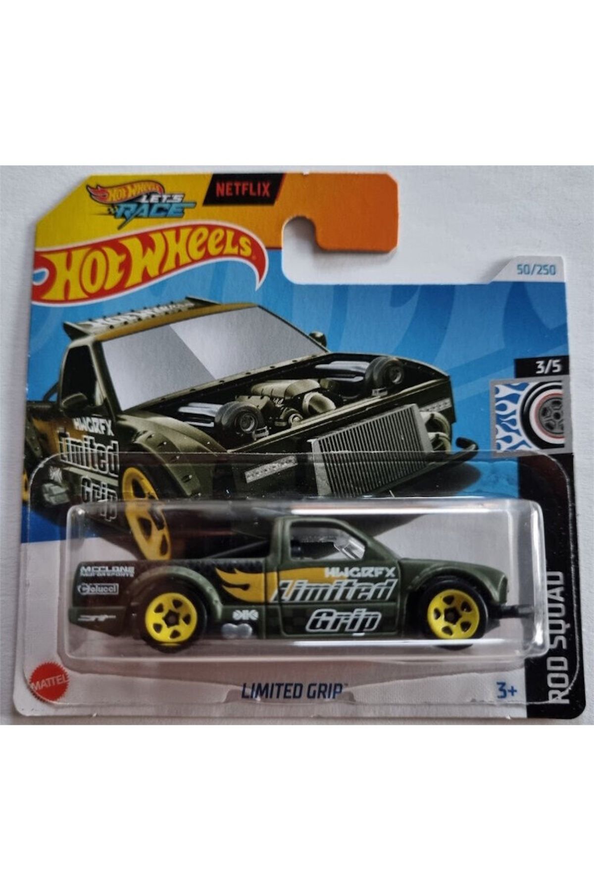 ماشین اسباب بازی GRIP HTD50 محدود 2024 هات ویلز اورجینال HOT WHEELS