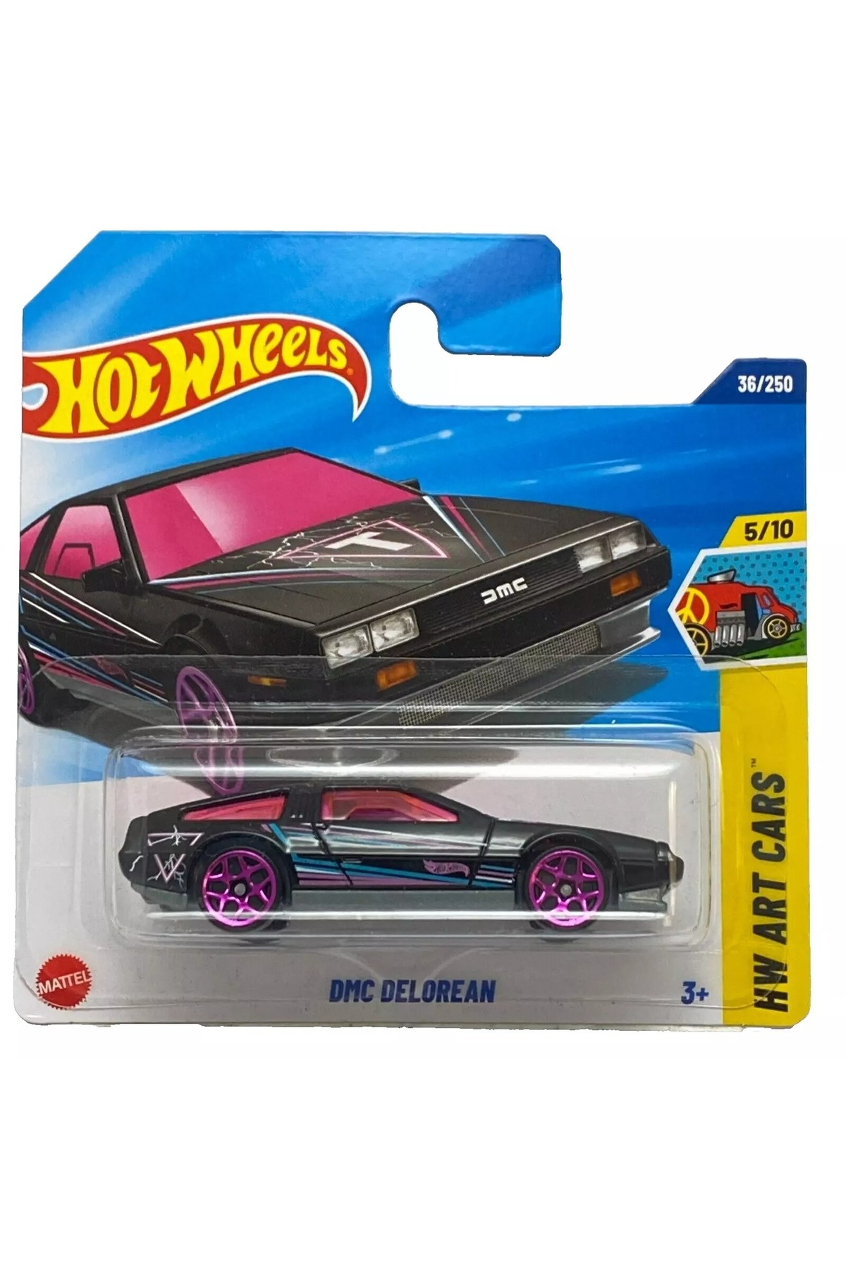 ماشین اسباب بازی 2025 SINGLE CAR DMC DELOREAN 5 10 HOT WHEELS